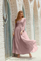 Bridesmaid Dress Chiffon Formal Party Dress Evening Dress 28016