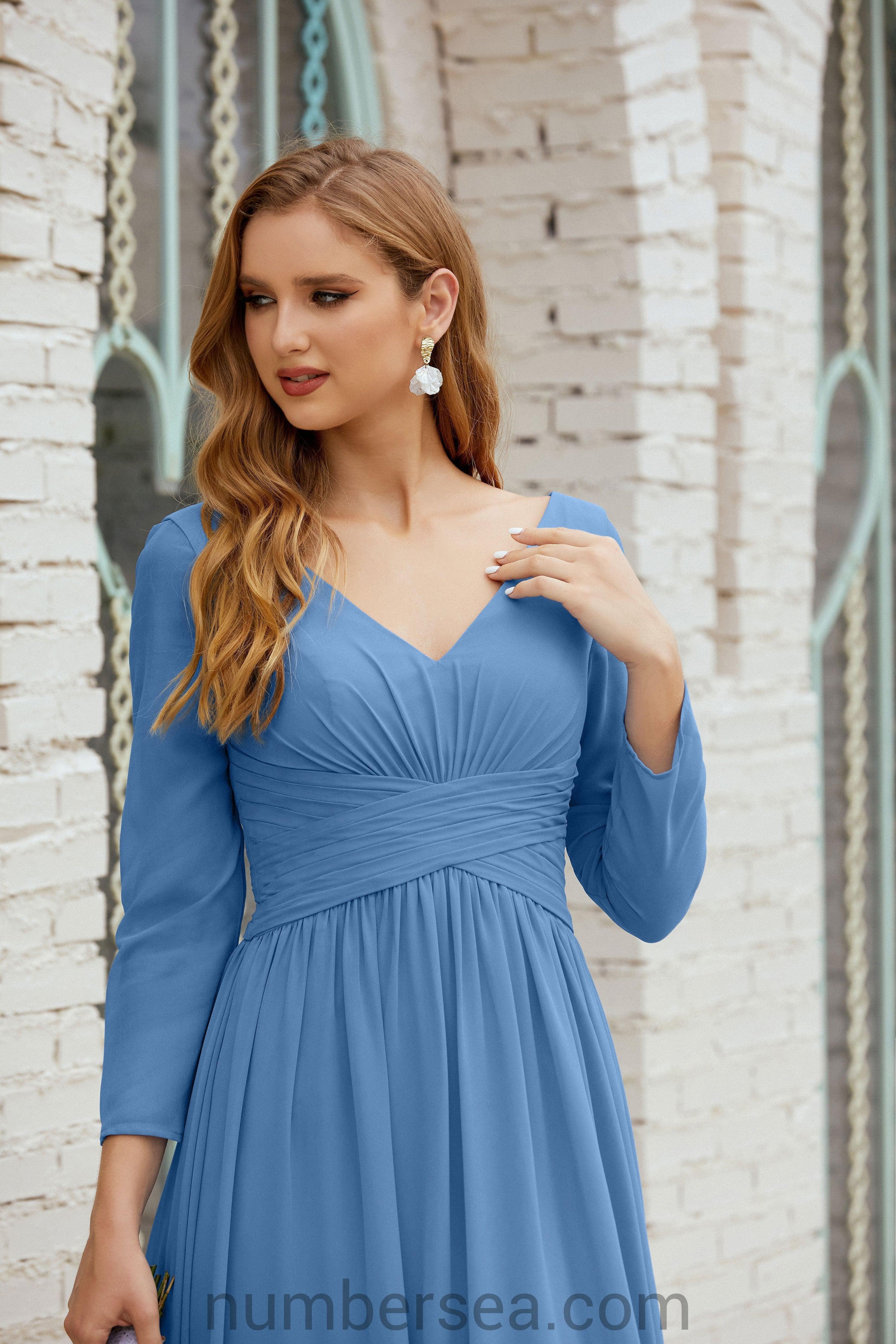 Bridesmaid Dress Chiffon Formal Party Dress Evening Dress 28016