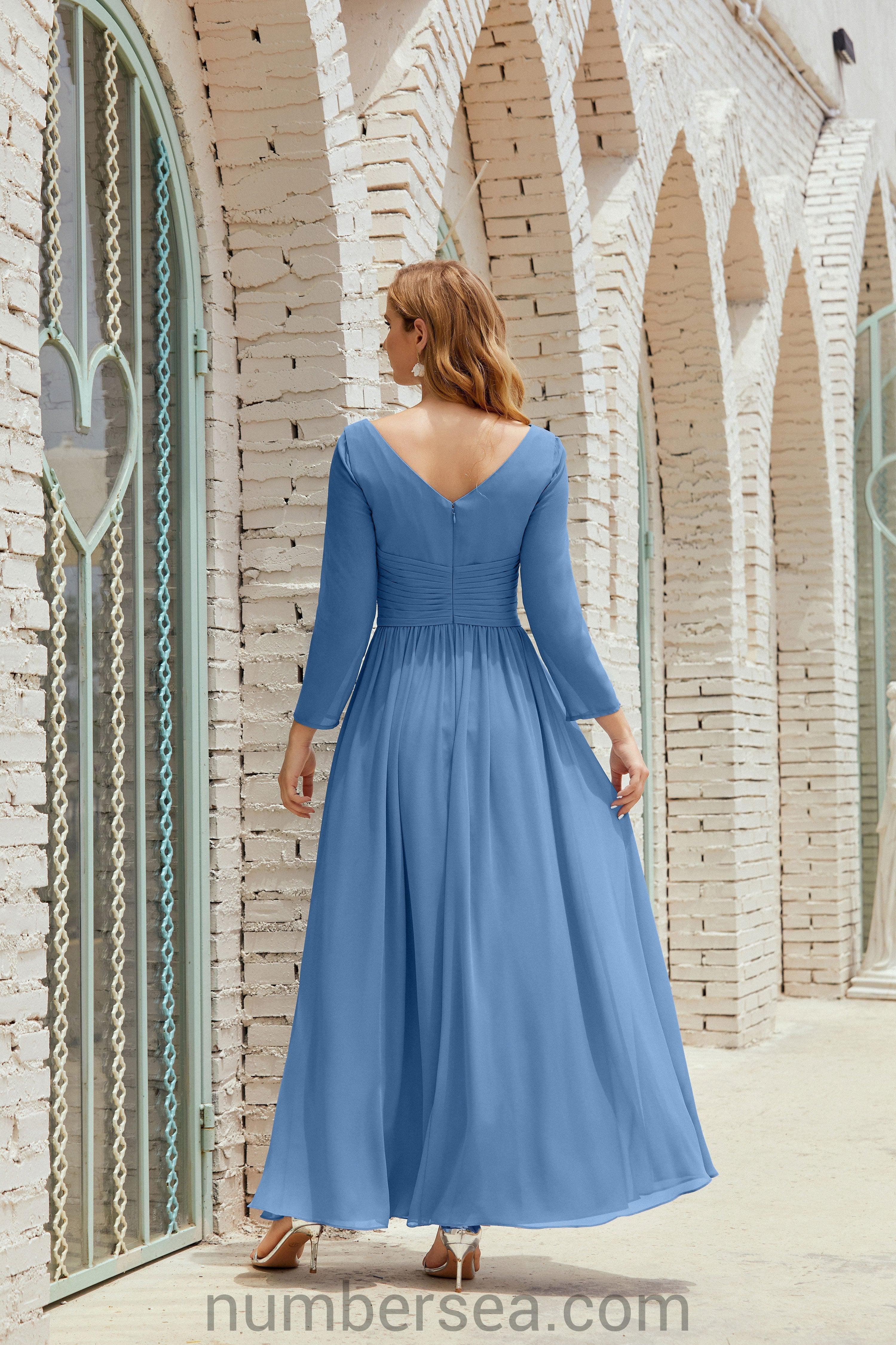 Bridesmaid Dress Chiffon Formal Party Dress Evening Dress 28016