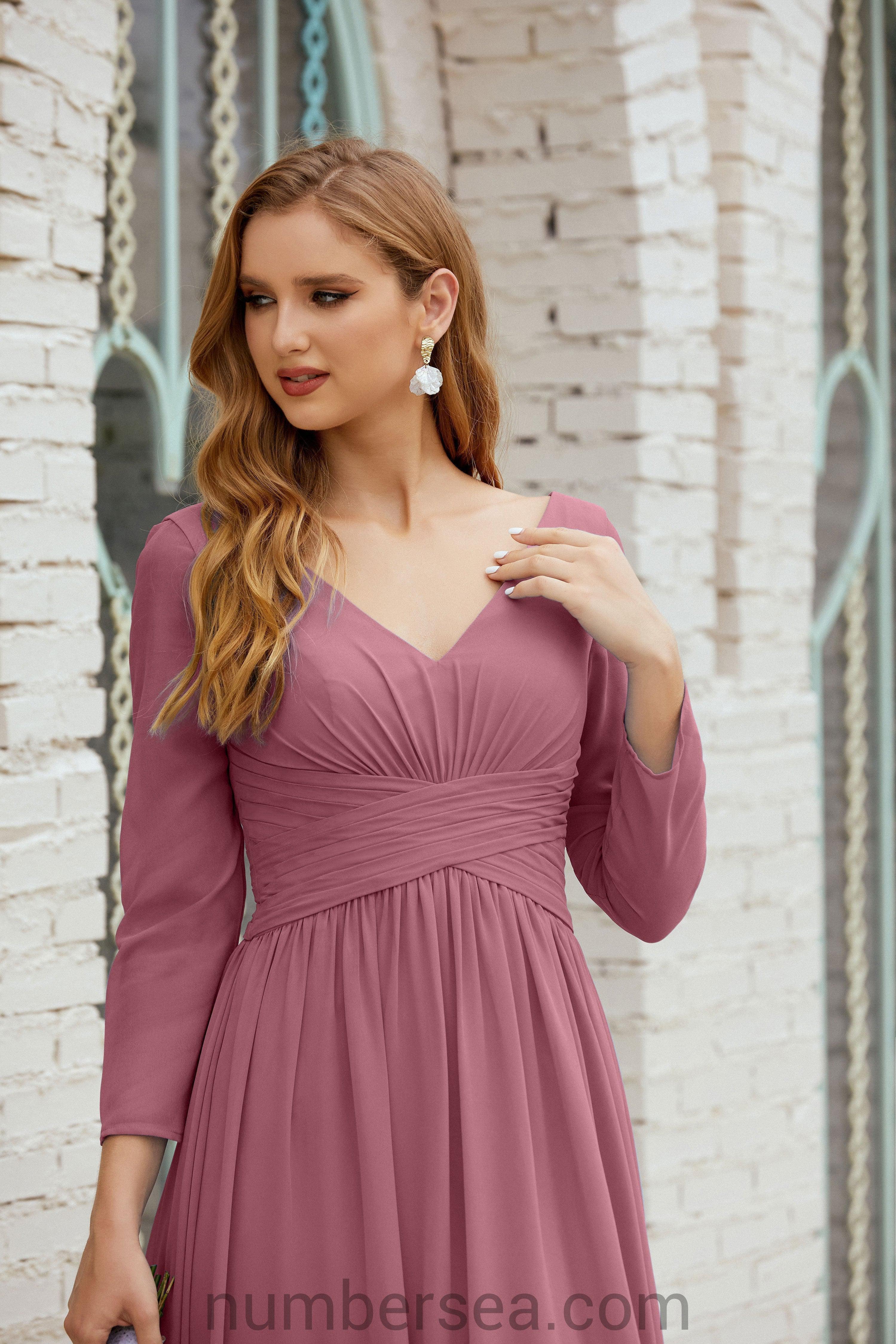 Bridesmaid Dress Chiffon Formal Party Dress Evening Dress 28016