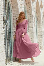 Bridesmaid Dress Chiffon Formal Party Dress Evening Dress 28016