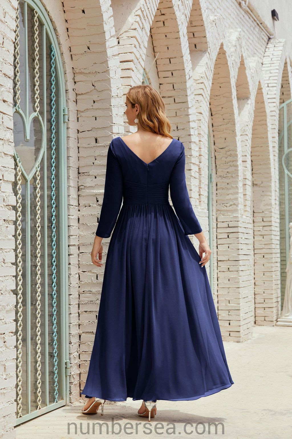 Bridesmaid Dress Chiffon Formal Party Dress Evening Dress 28016