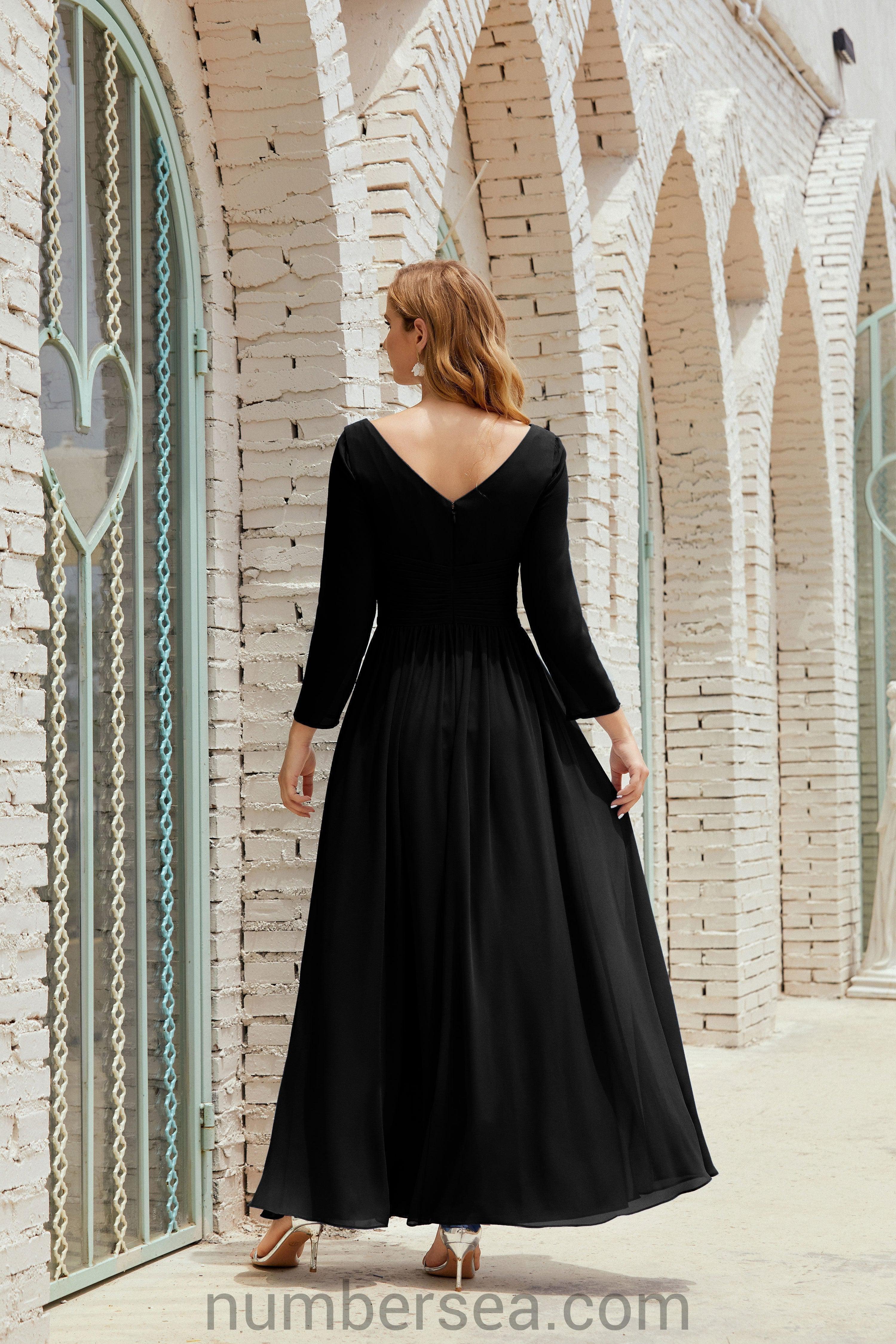 Bridesmaid Dress Chiffon Formal Party Dress Evening Dress 28016