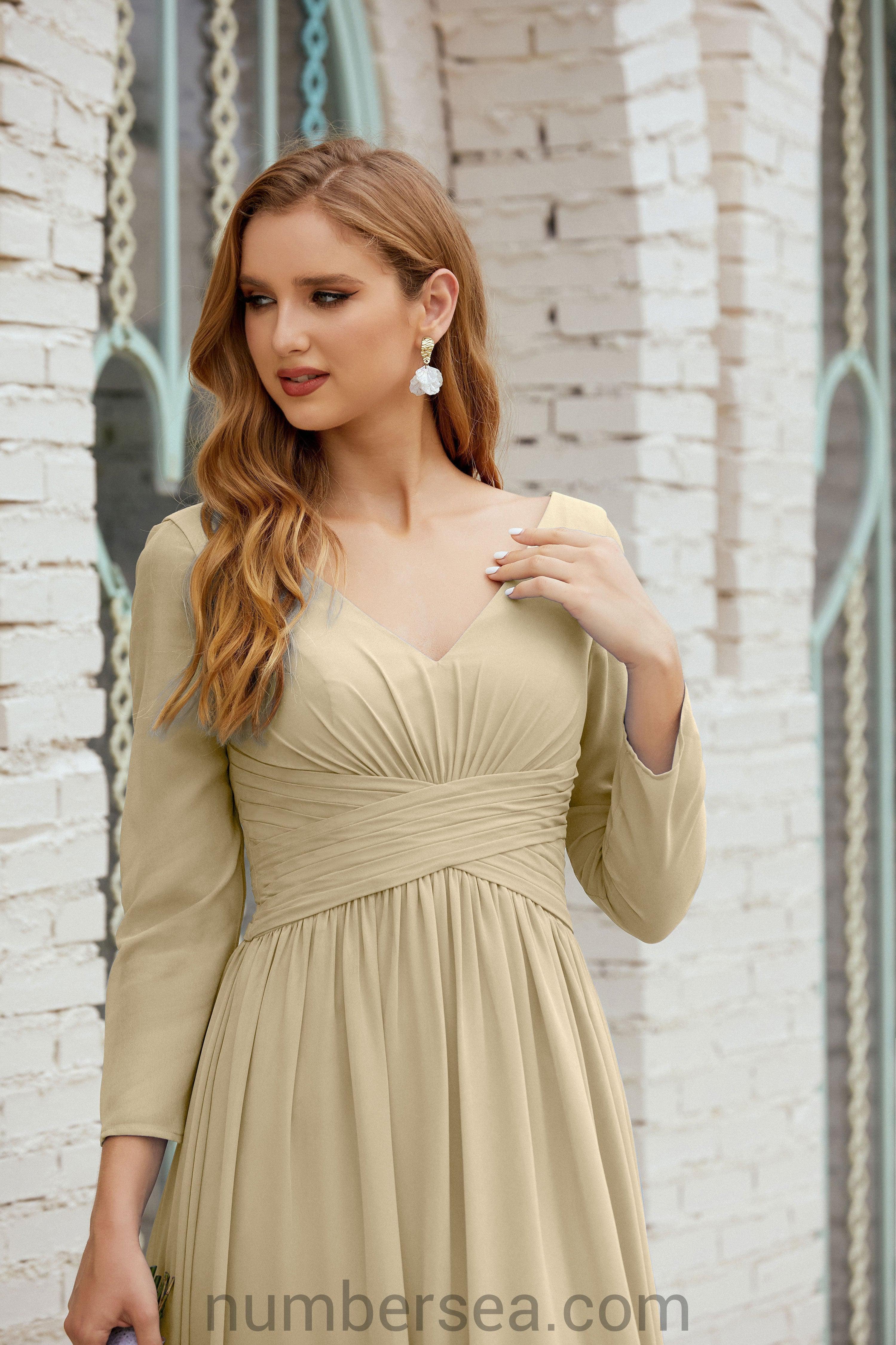 Bridesmaid Dress Chiffon Formal Party Dress Evening Dress 28016
