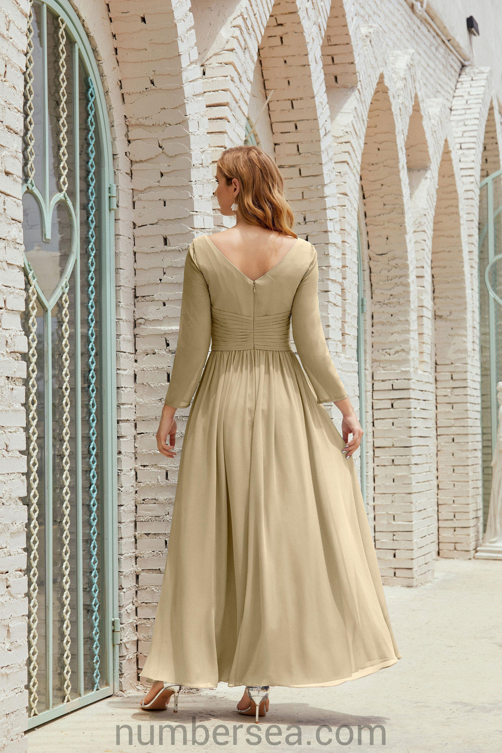 Bridesmaid Dress Chiffon Formal Party Dress Evening Dress 28016