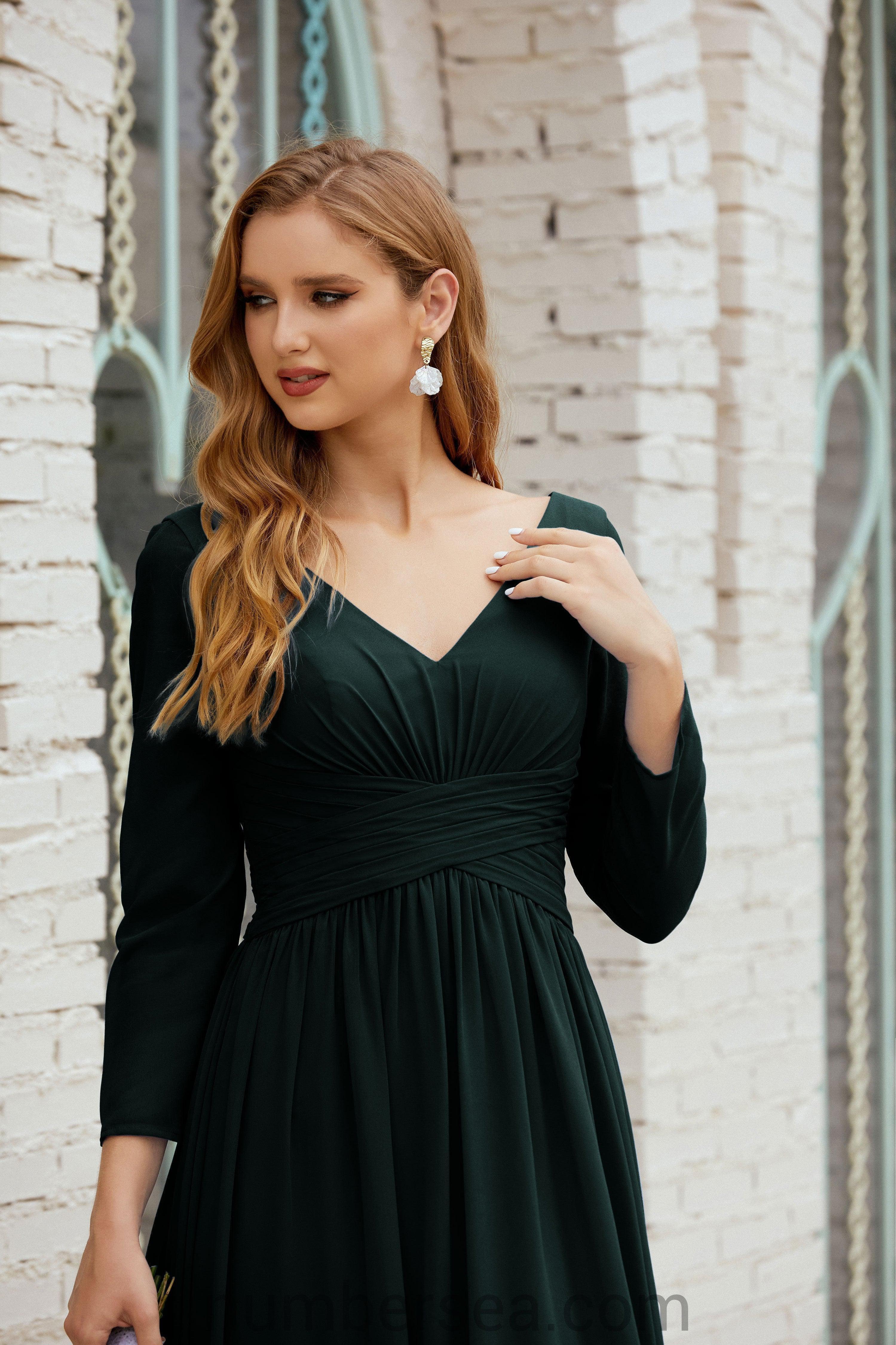 Bridesmaid Dress Chiffon Formal Party Dress Evening Dress 28016