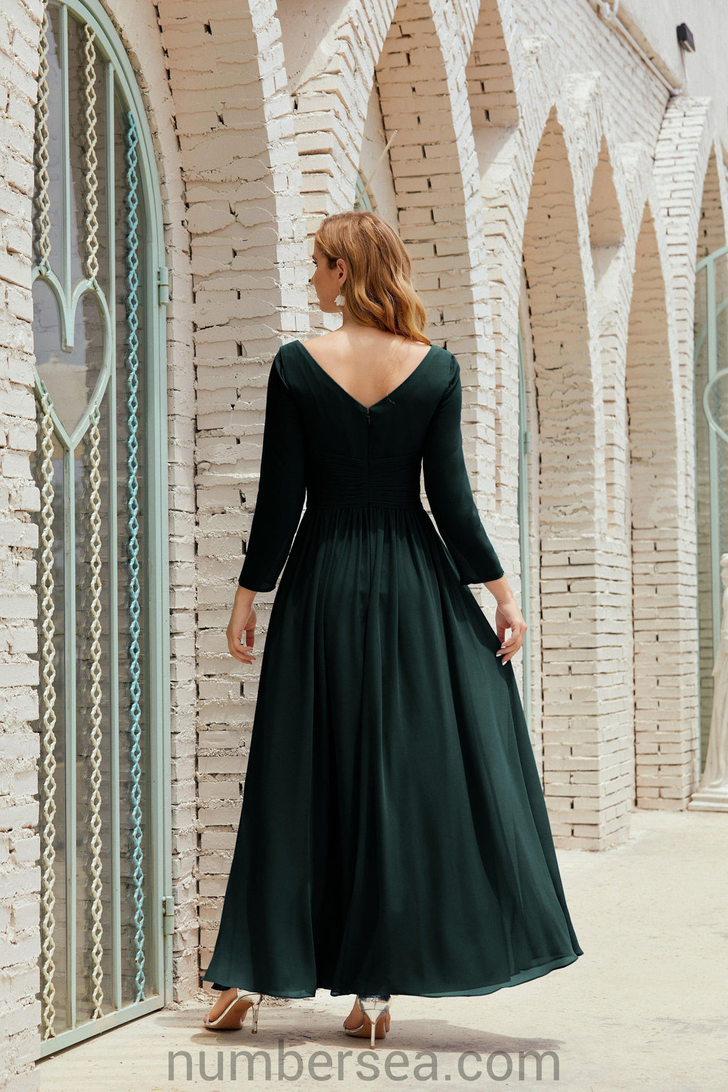 Bridesmaid Dress Chiffon Formal Party Dress Evening Dress 28016