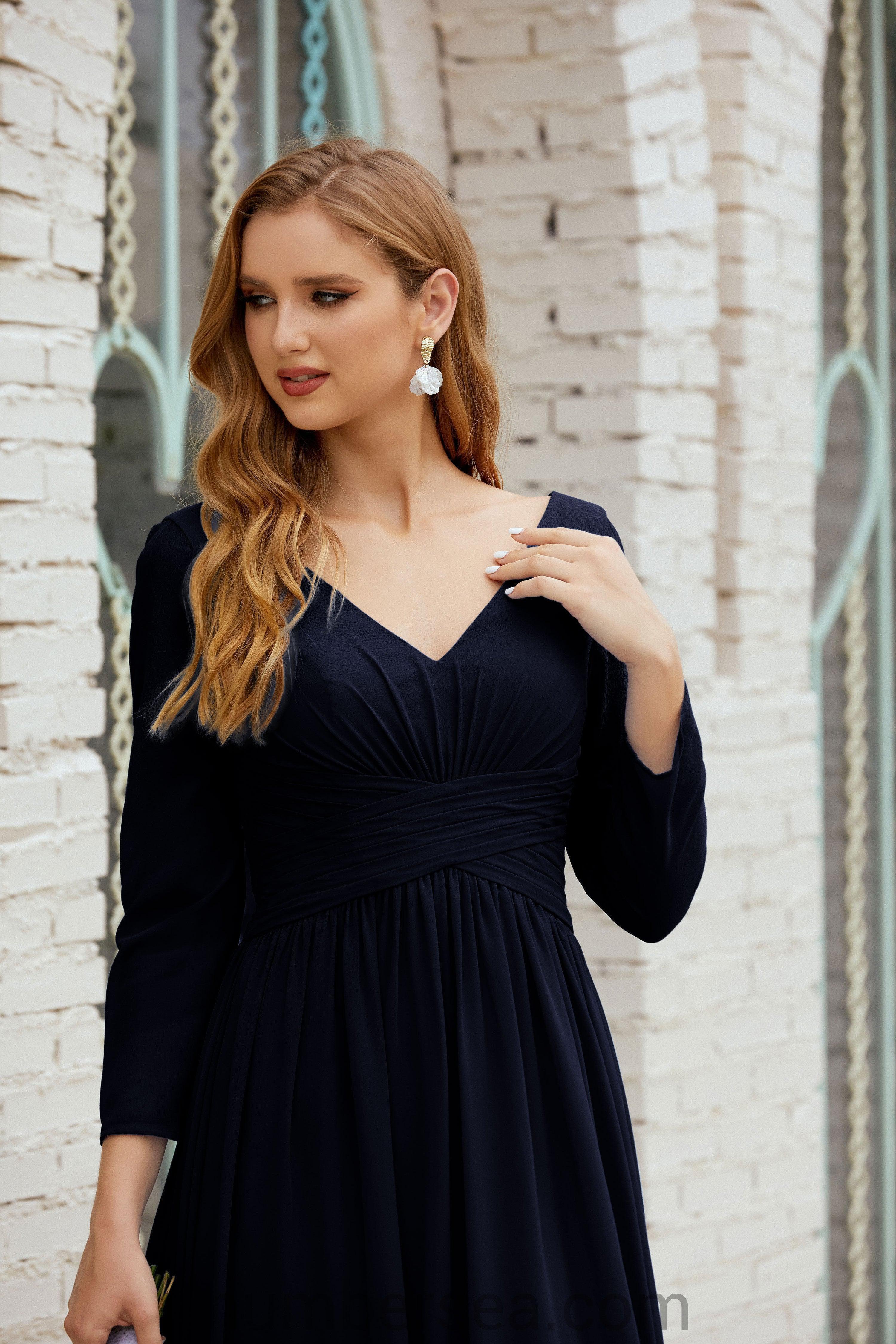 Bridesmaid Dress Chiffon Formal Party Dress Evening Dress 28016