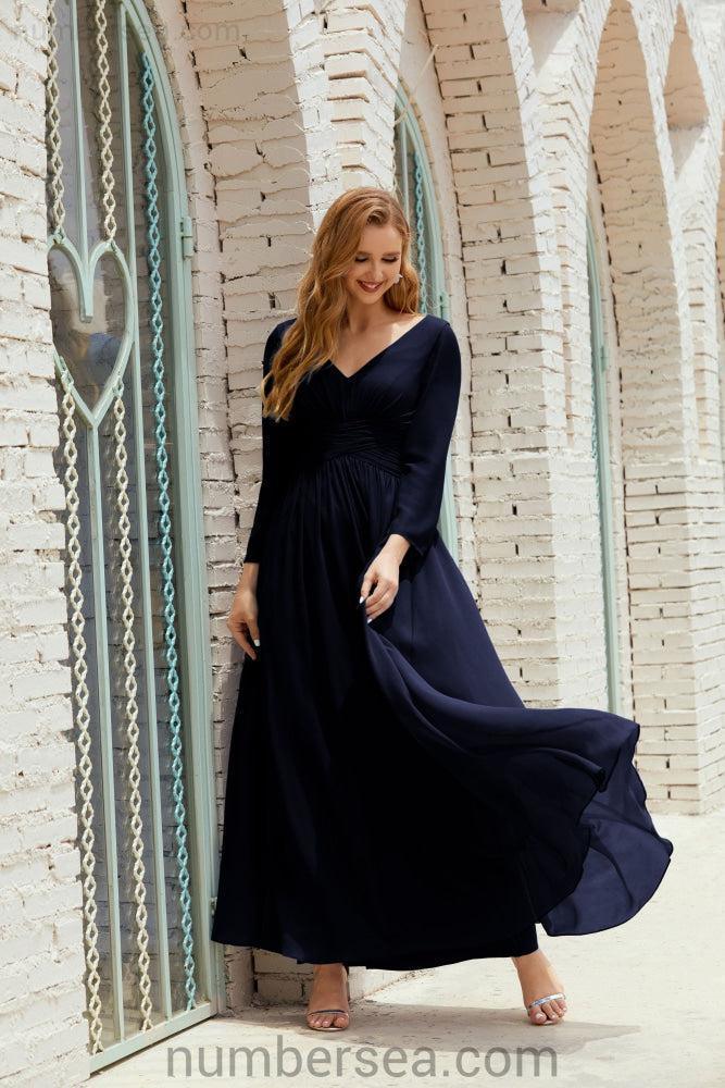 Bridesmaid Dress Chiffon Formal Party Dress Evening Dress 28016