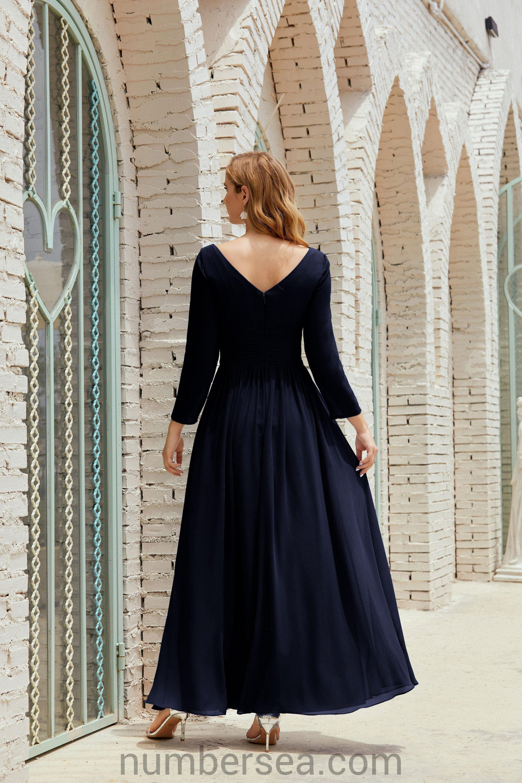 Bridesmaid Dress Chiffon Formal Party Dress Evening Dress 28016