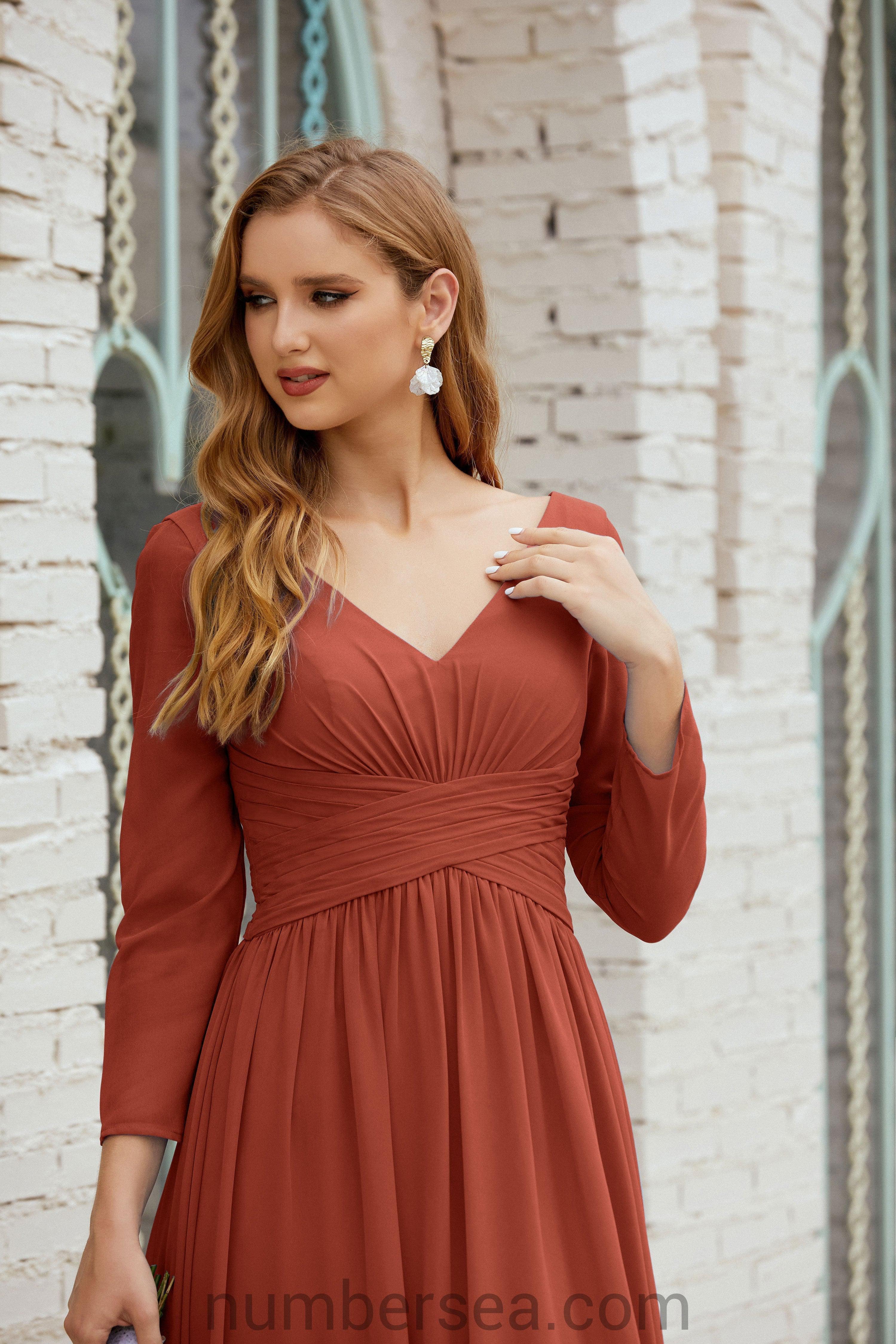 Bridesmaid Dress Chiffon Formal Party Dress Evening Dress 28016