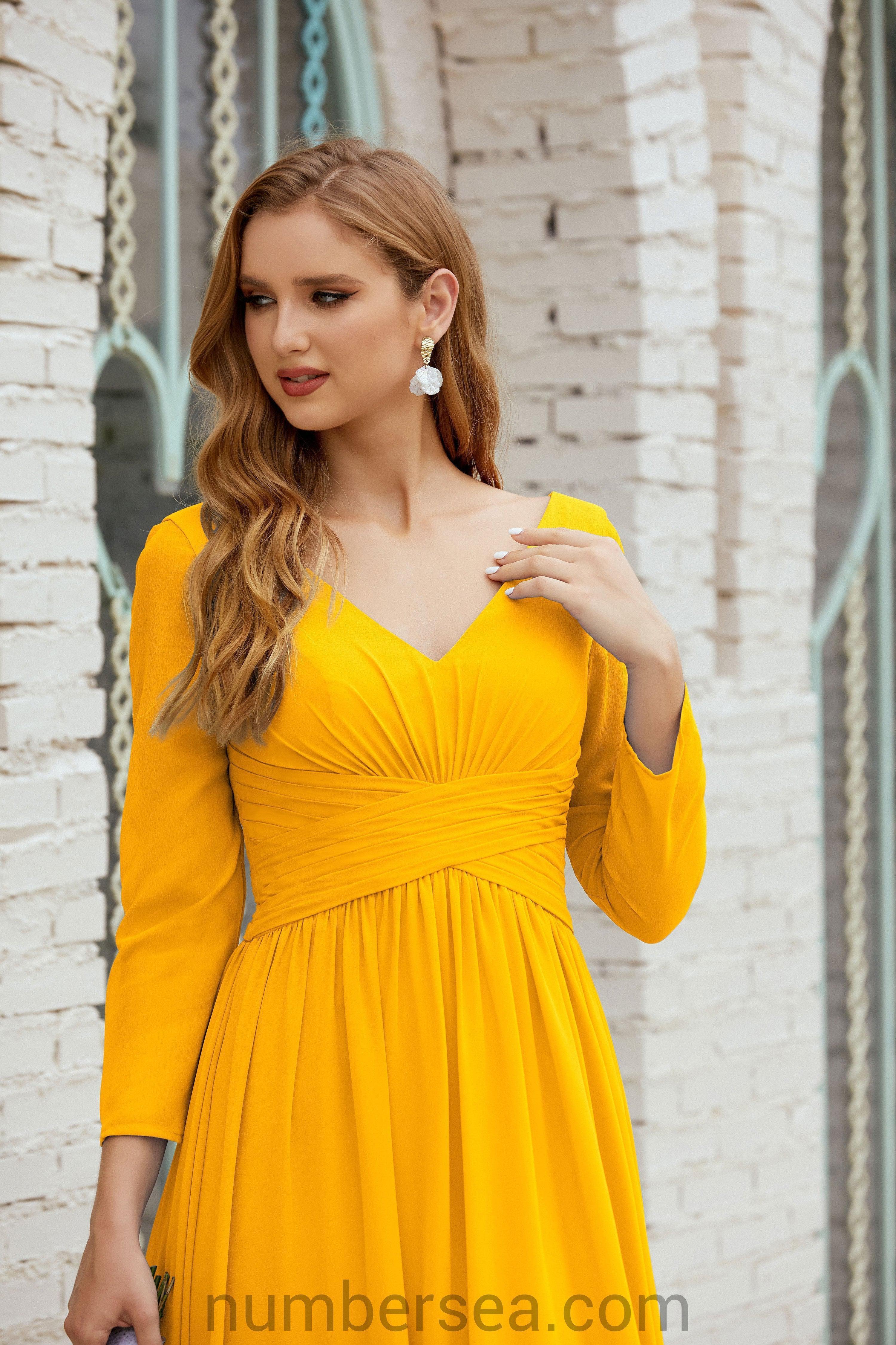 Bridesmaid Dress Chiffon Formal Party Dress Evening Dress 28016