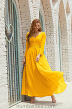 Bridesmaid Dress Chiffon Formal Party Dress Evening Dress 28016