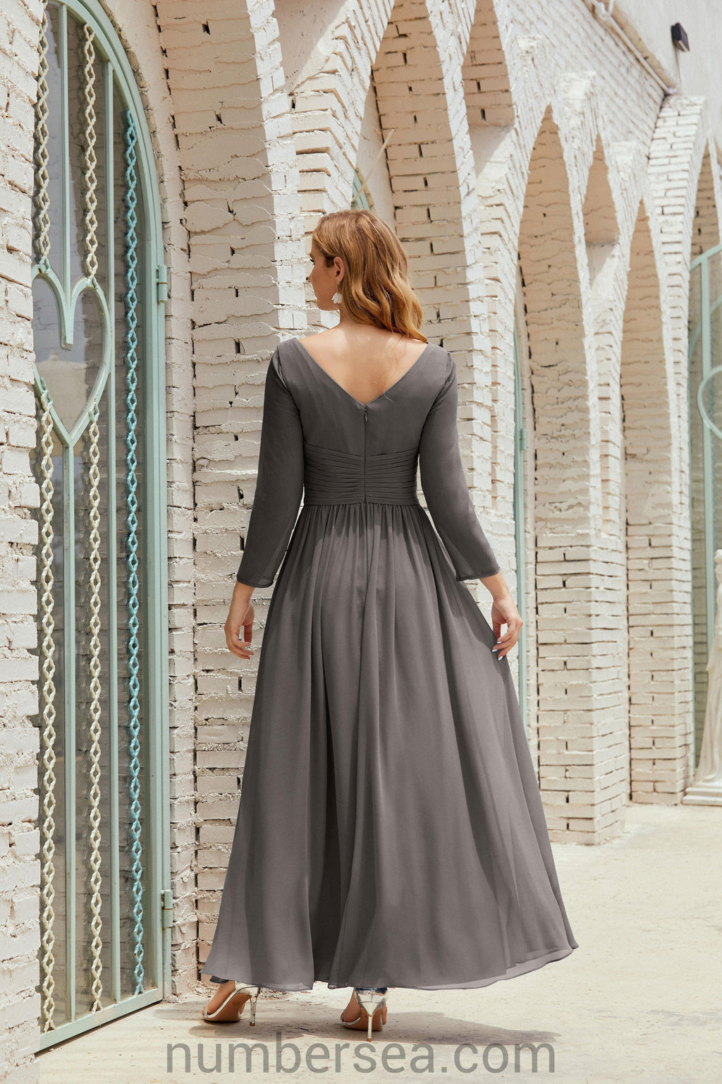 Bridesmaid Dress Chiffon Formal Party Dress Evening Dress 28016