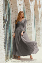 Bridesmaid Dress Chiffon Formal Party Dress Evening Dress 28016