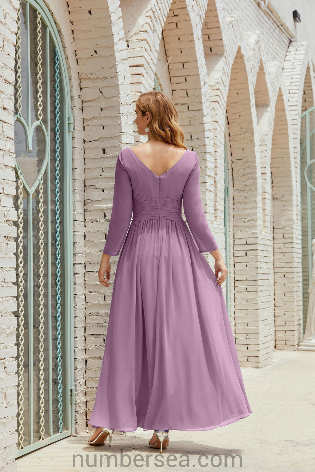 Bridesmaid Dress Chiffon Formal Party Dress Evening Dress 28016