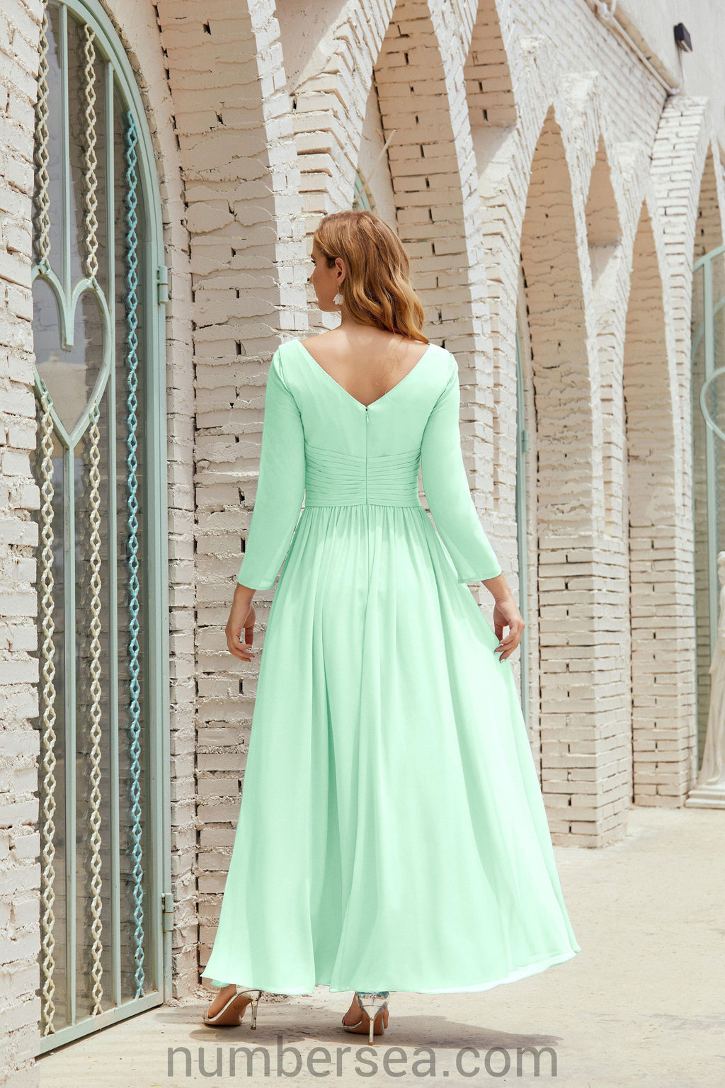 Bridesmaid Dress Chiffon Formal Party Dress Evening Dress 28016