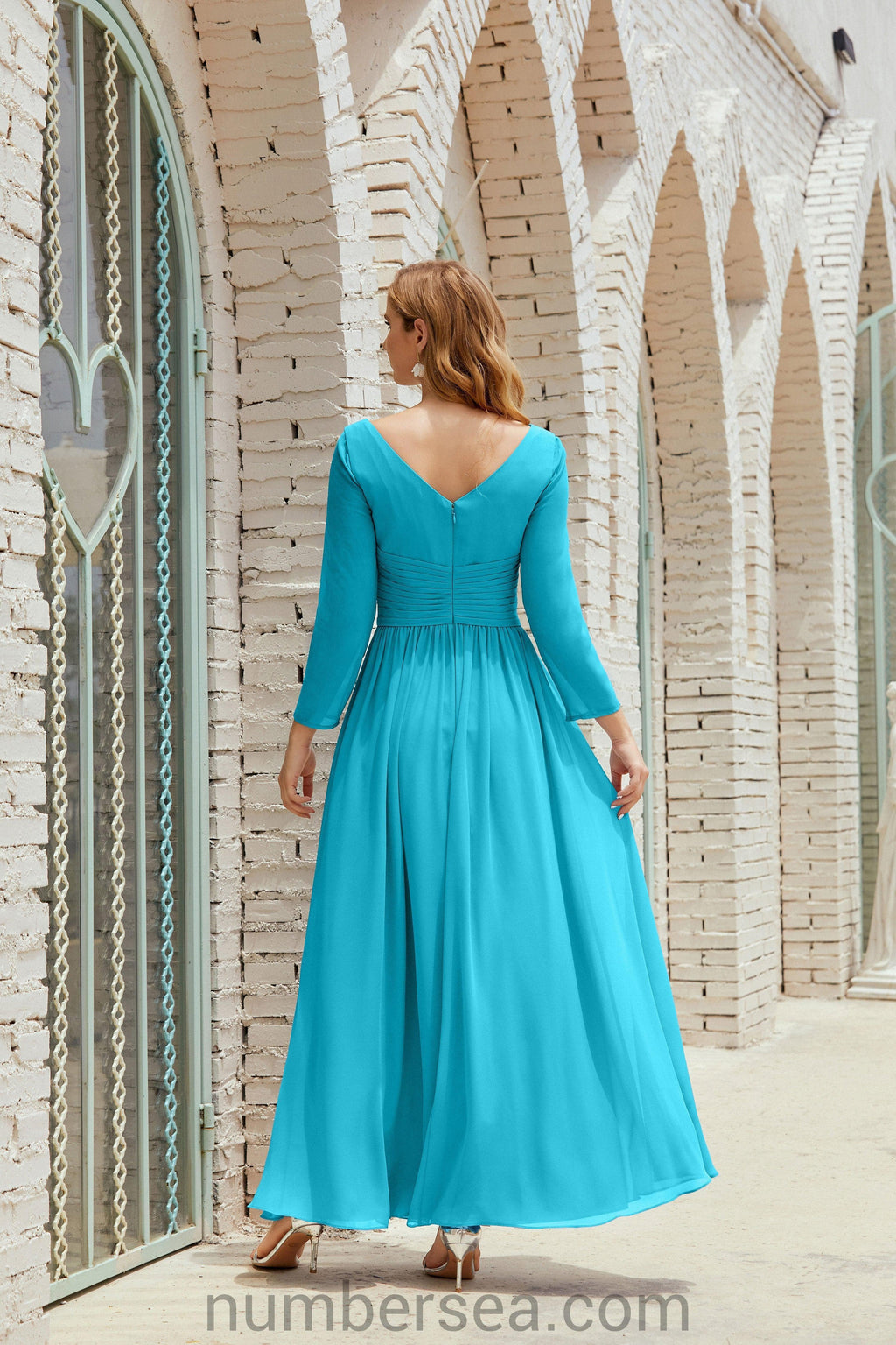 Bridesmaid Dress Chiffon Formal Party Dress Evening Dress 28016