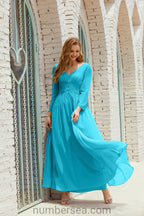 Bridesmaid Dress Chiffon Formal Party Dress Evening Dress 28016