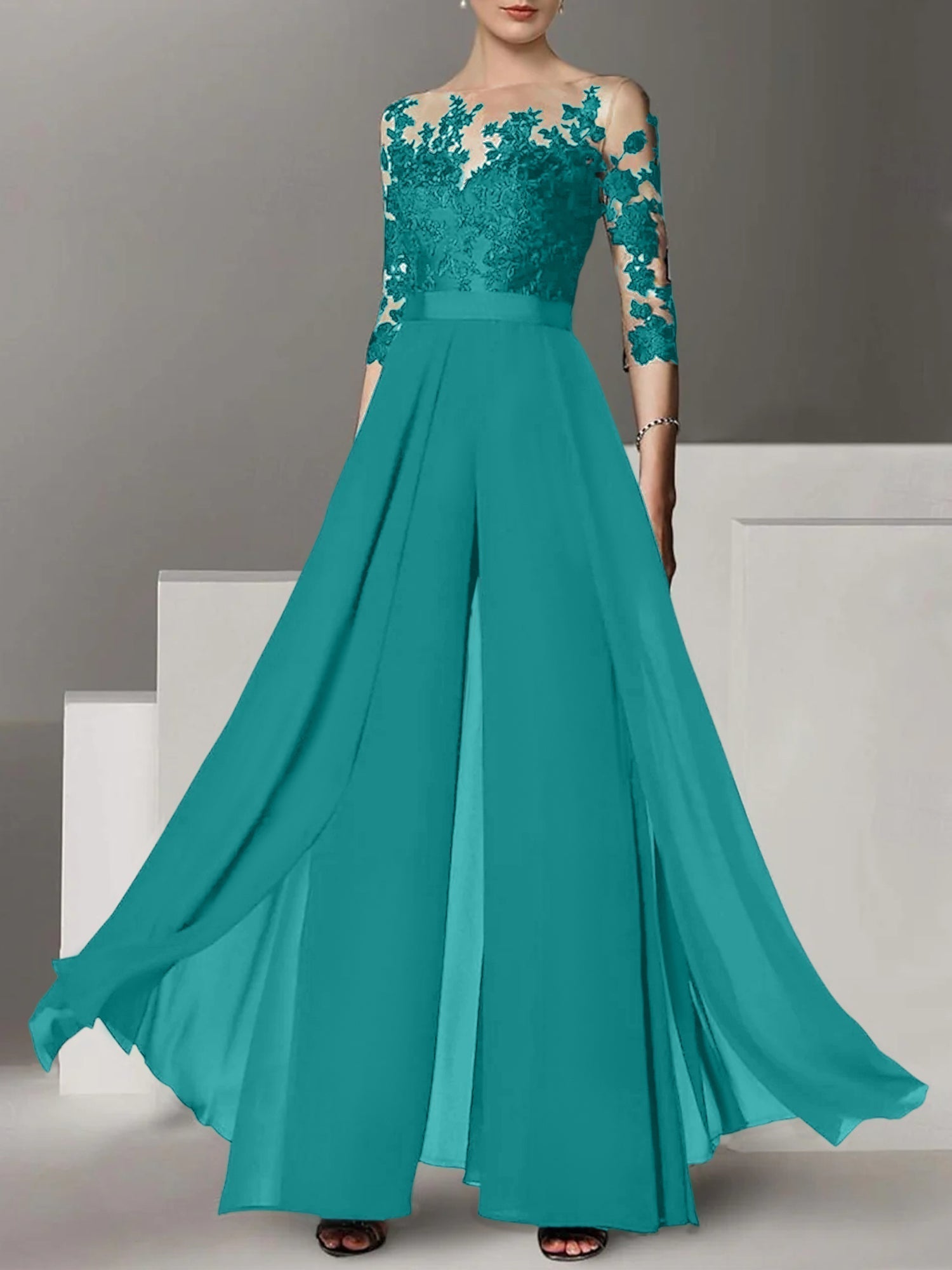A-Line/Princess Mother of the Bride Dresses with Applique