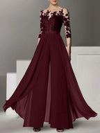 A-Line/Princess Mother of the Bride Dresses with Applique