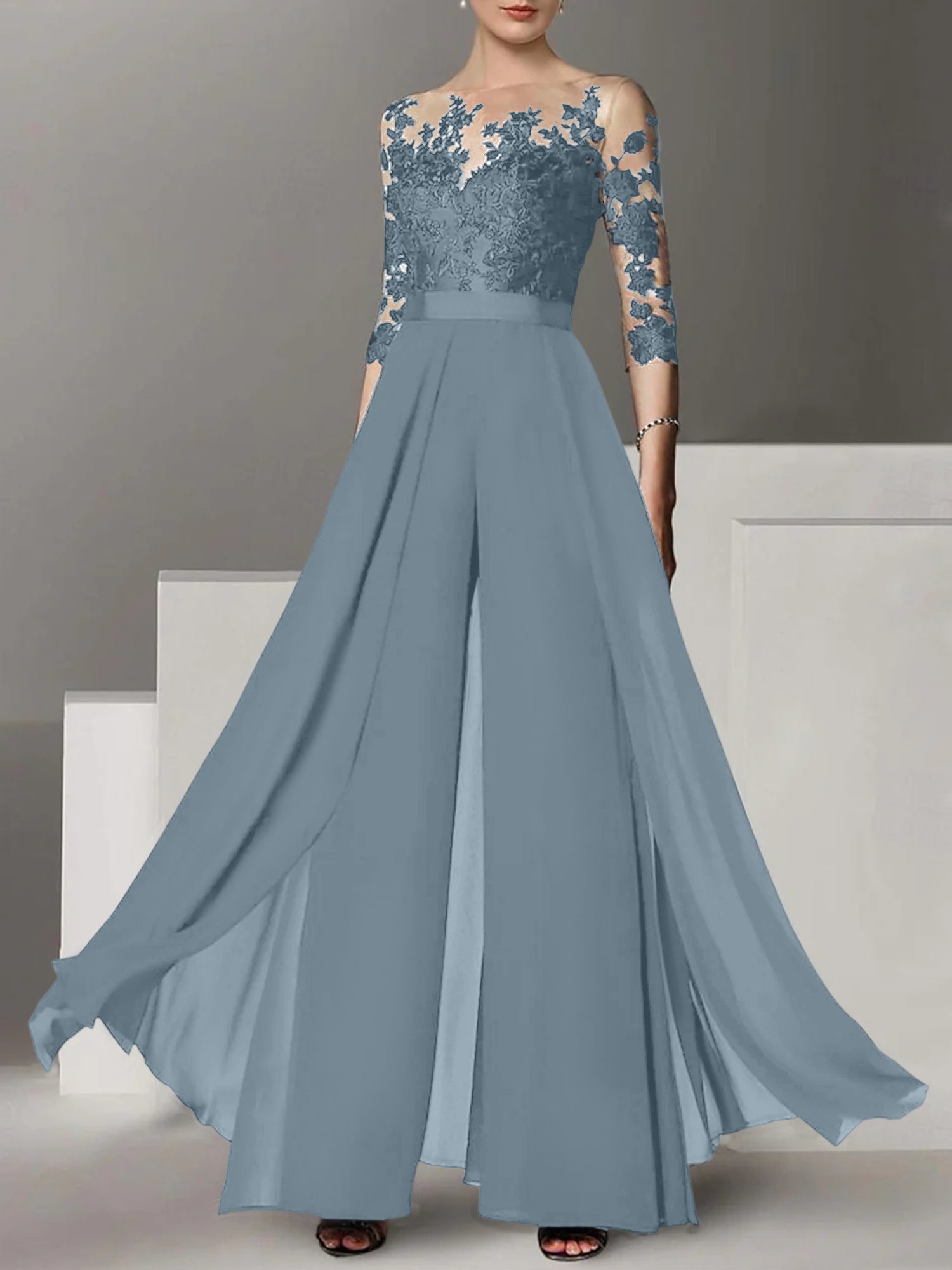 A-Line/Princess Mother of the Bride Dresses with Applique