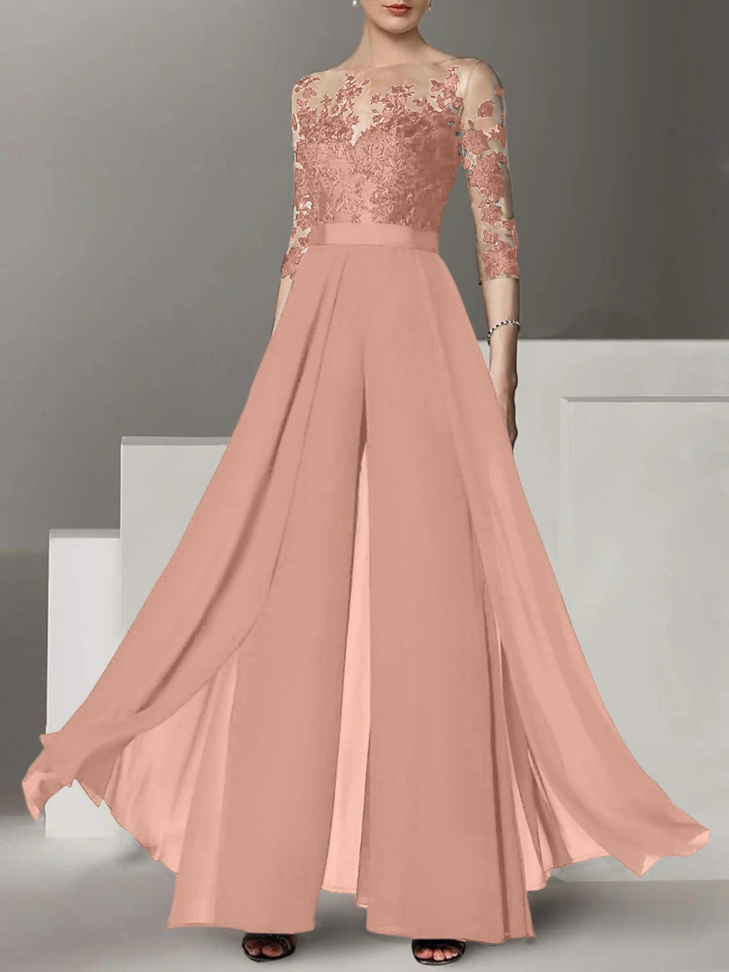 A-Line/Princess Mother of the Bride Dresses with Applique