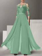 A-Line/Princess Mother of the Bride Dresses with Applique