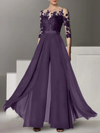 A-Line/Princess Mother of the Bride Dresses with Applique