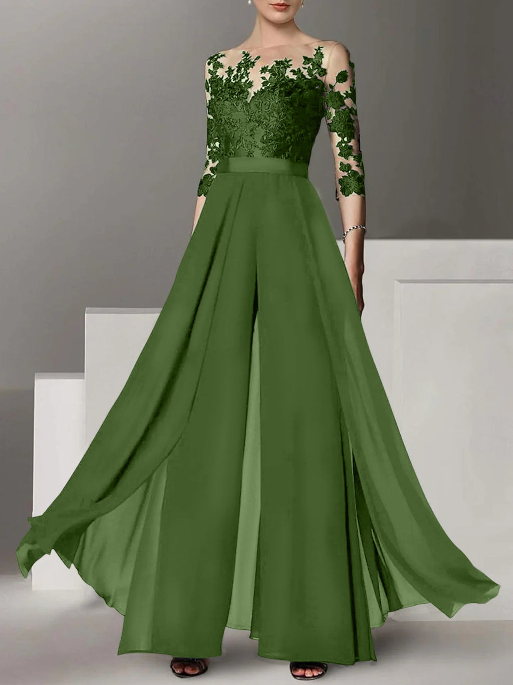 A-Line/Princess Mother of the Bride Dresses with Applique