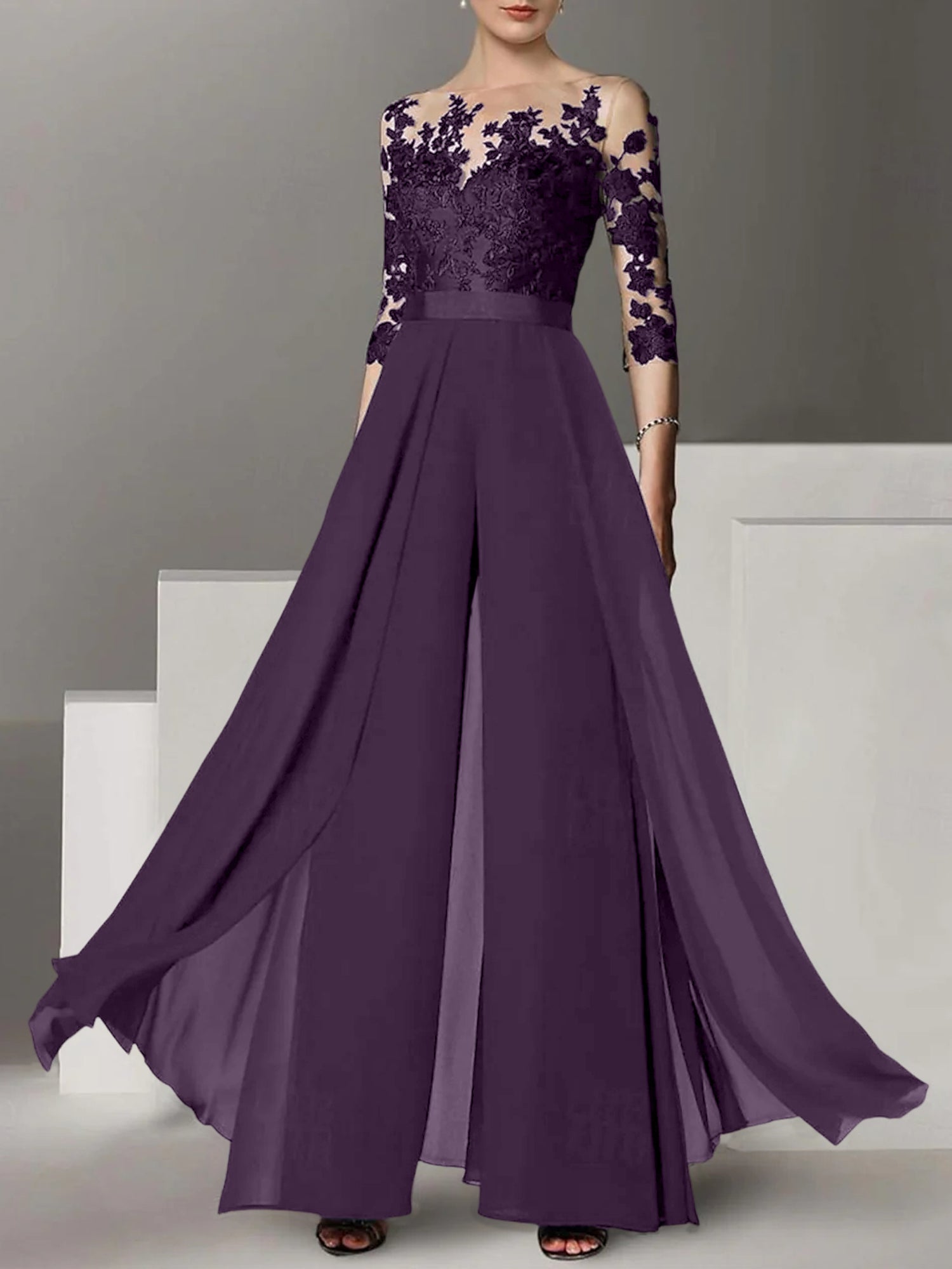 A-Line/Princess Mother of the Bride Dresses with Applique