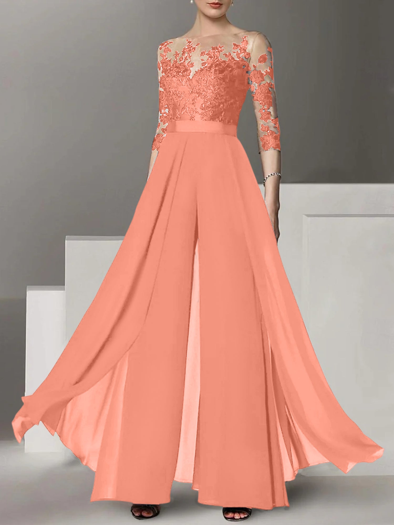 A-Line/Princess Mother of the Bride Dresses with Applique