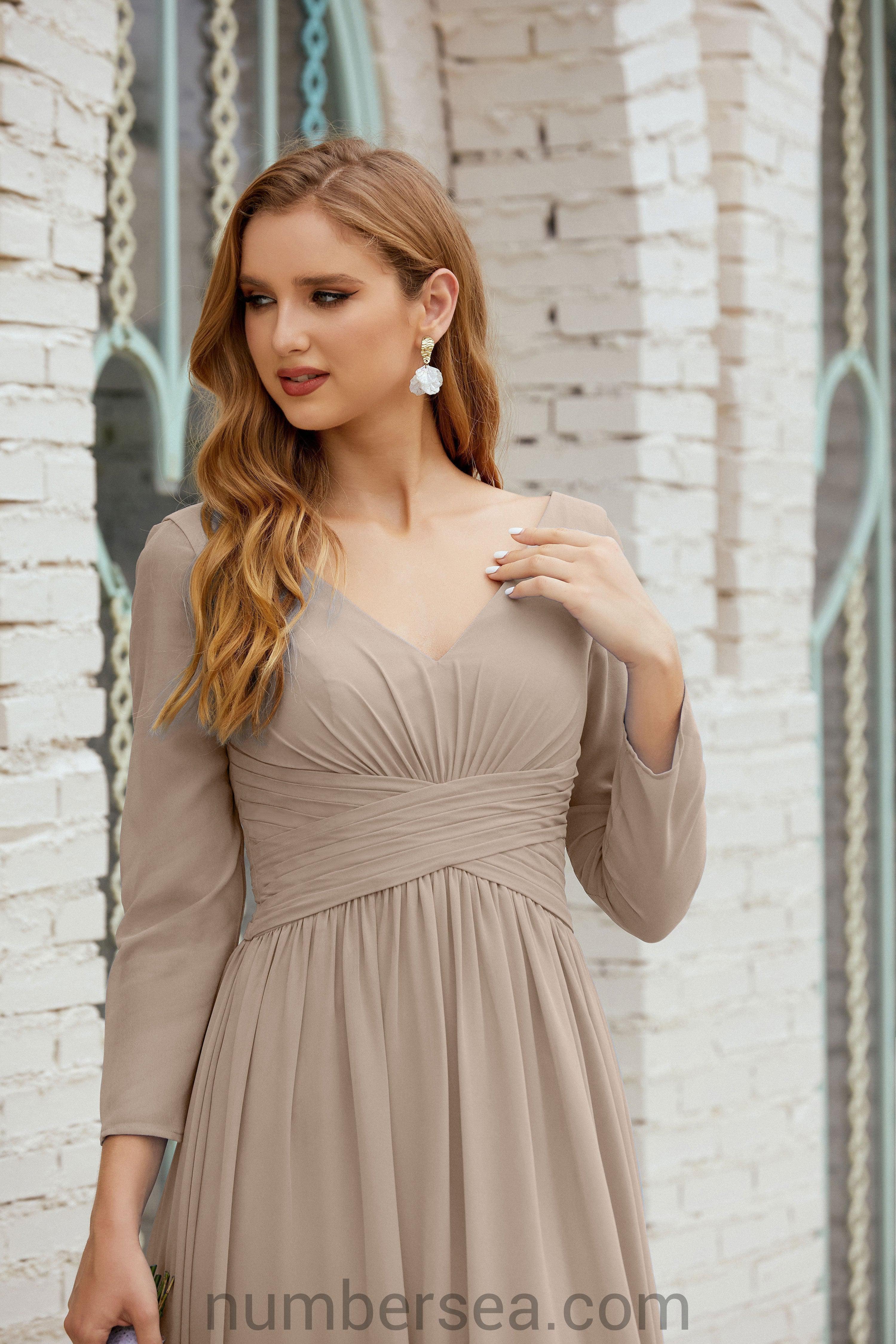Bridesmaid Dress Chiffon Formal Party Dress Evening Dress 28016