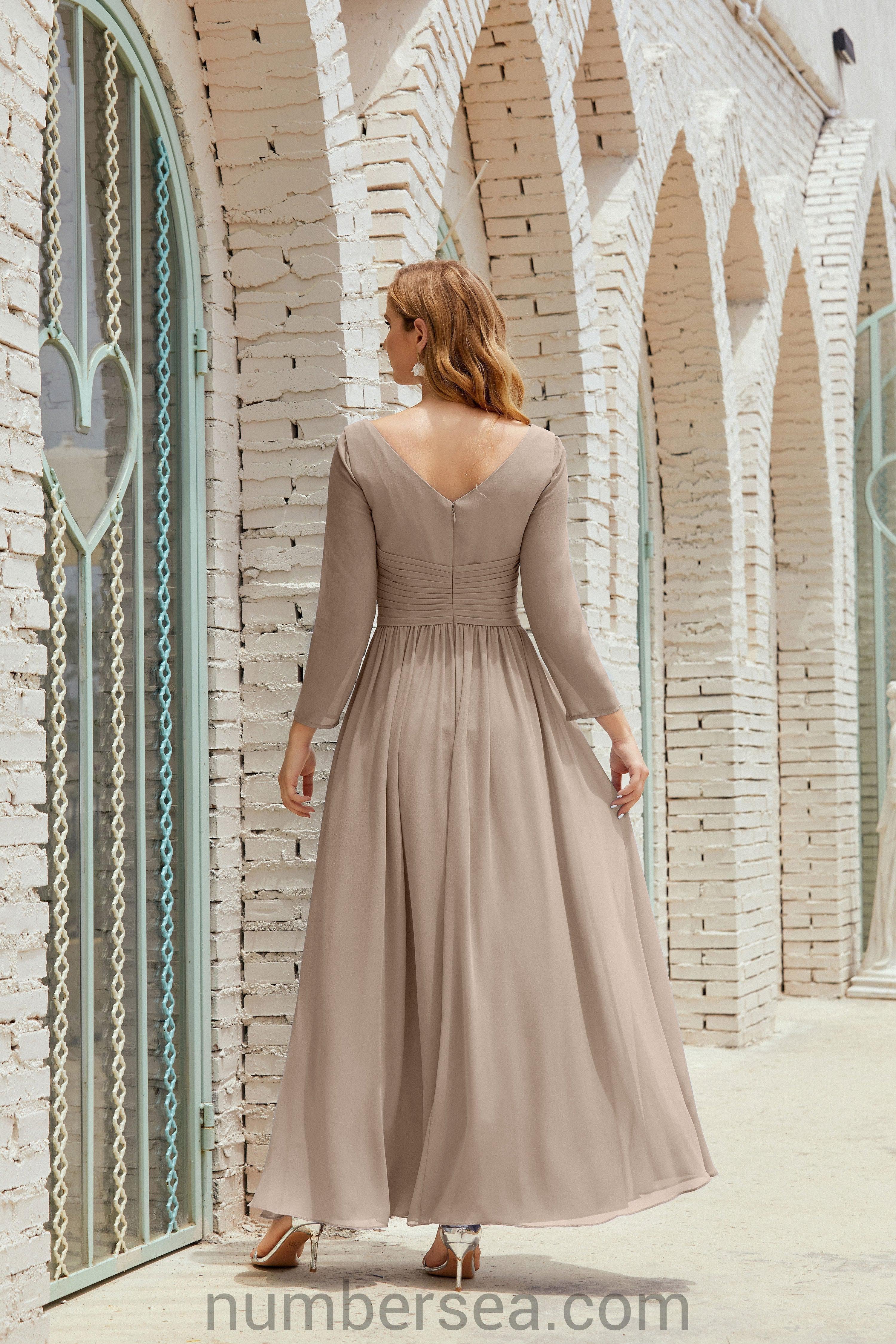 Bridesmaid Dress Chiffon Formal Party Dress Evening Dress 28016
