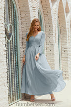 Bridesmaid Dress Chiffon Formal Party Dress Evening Dress 28016