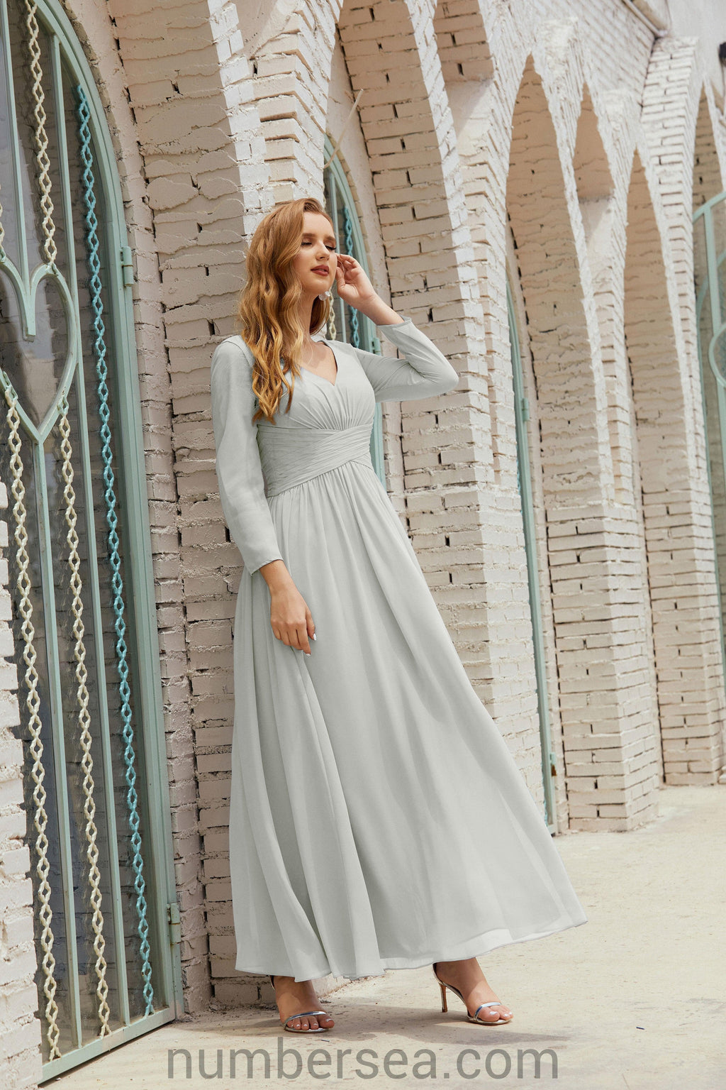 Bridesmaid Dress Chiffon Formal Party Dress Evening Dress 28016