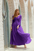Bridesmaid Dress Chiffon Formal Party Dress Evening Dress 28016