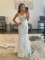 Roycebridal Billie | White Mermaid Prom Dress Long Evening Dress