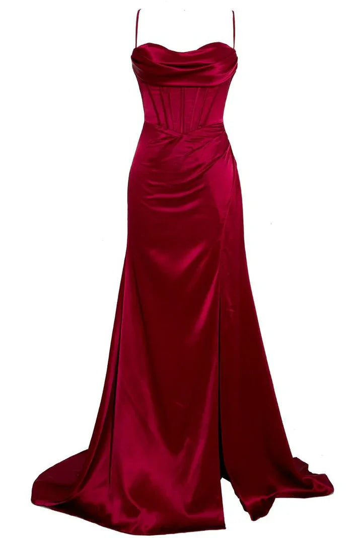 Mermaid Sweetheart Neck Lavender Long Prom Dress Formal Evening Dress Y2507