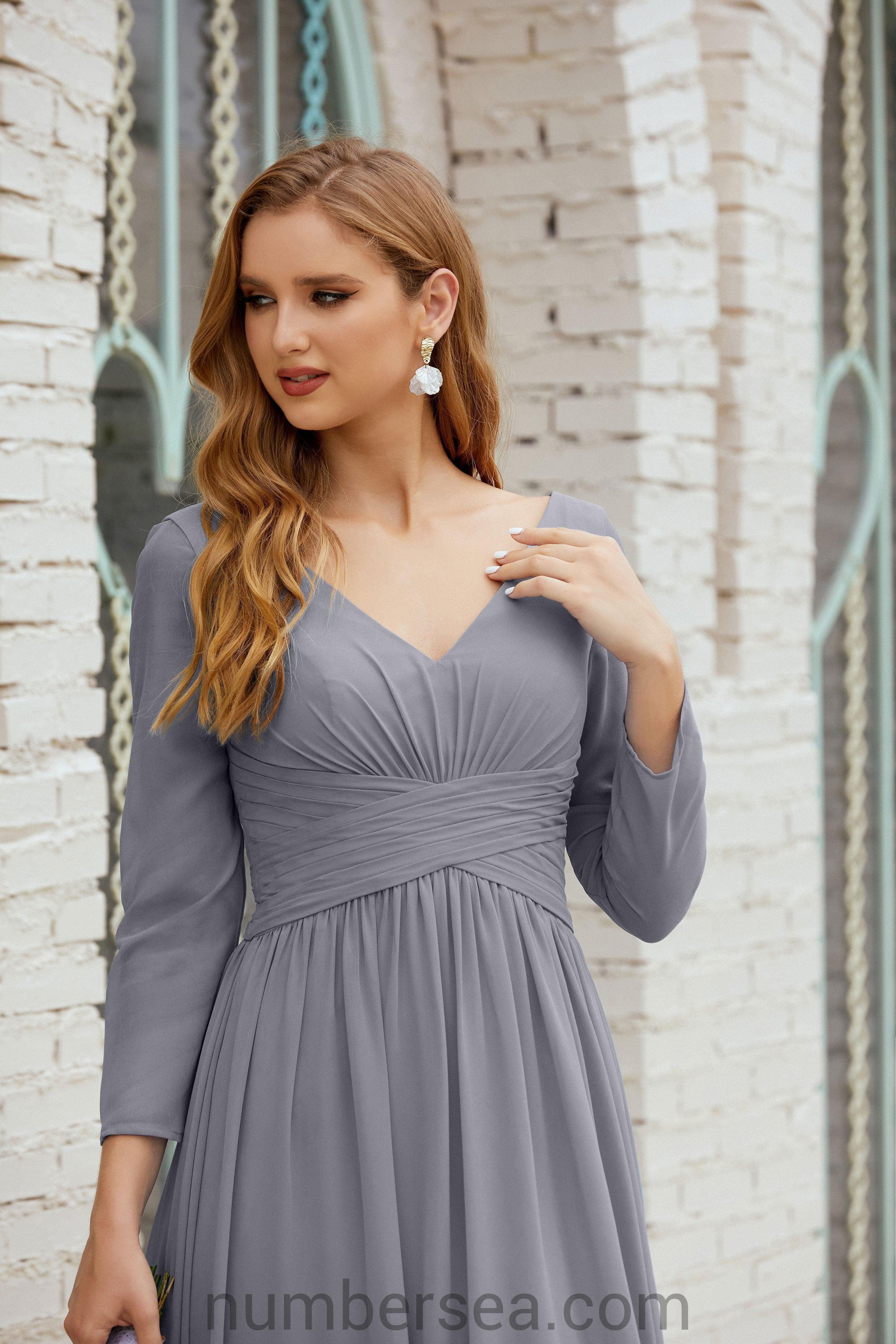 Bridesmaid Dress Chiffon Formal Party Dress Evening Dress 28016