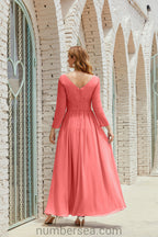 Bridesmaid Dress Chiffon Formal Party Dress Evening Dress 28016