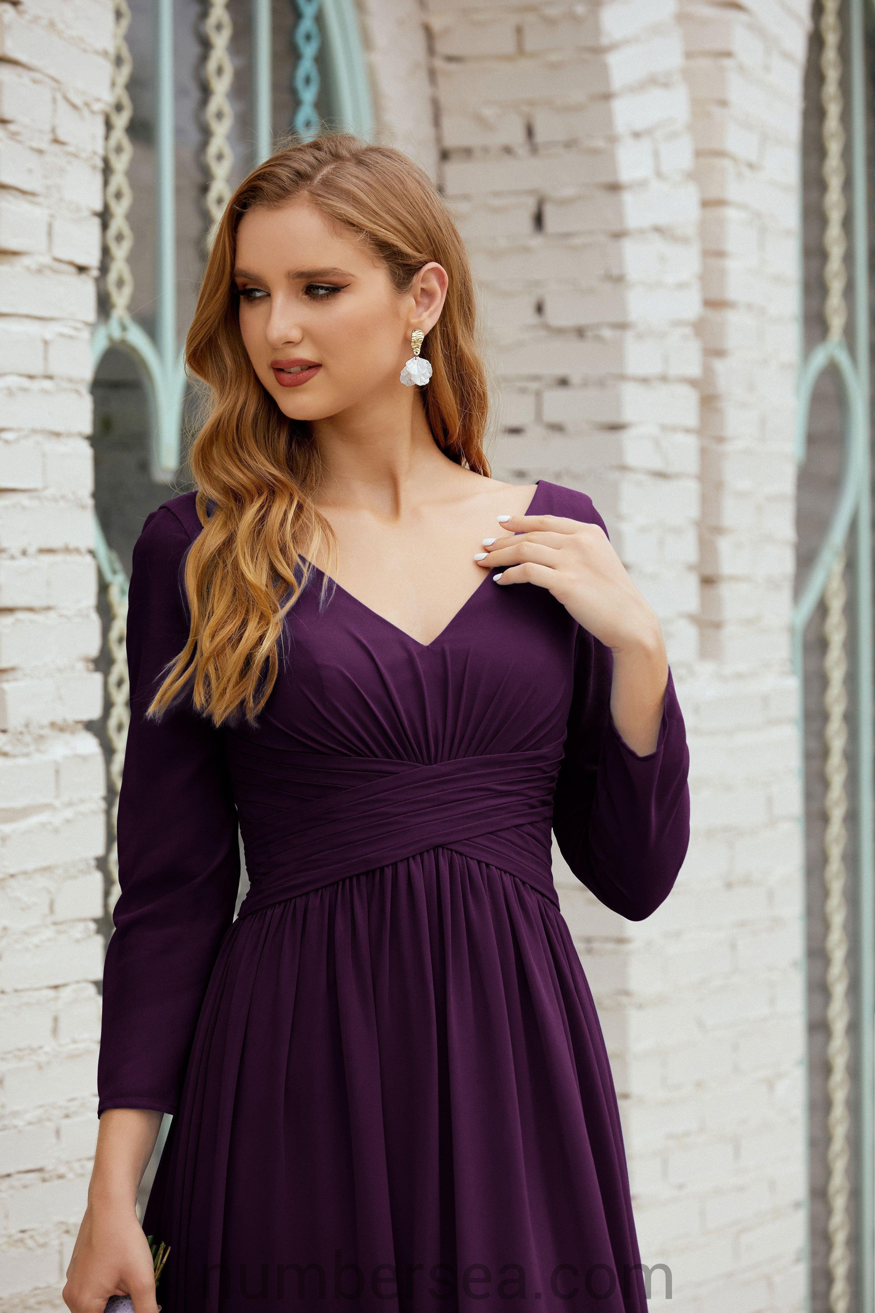 Bridesmaid Dress Chiffon Formal Party Dress Evening Dress 28016