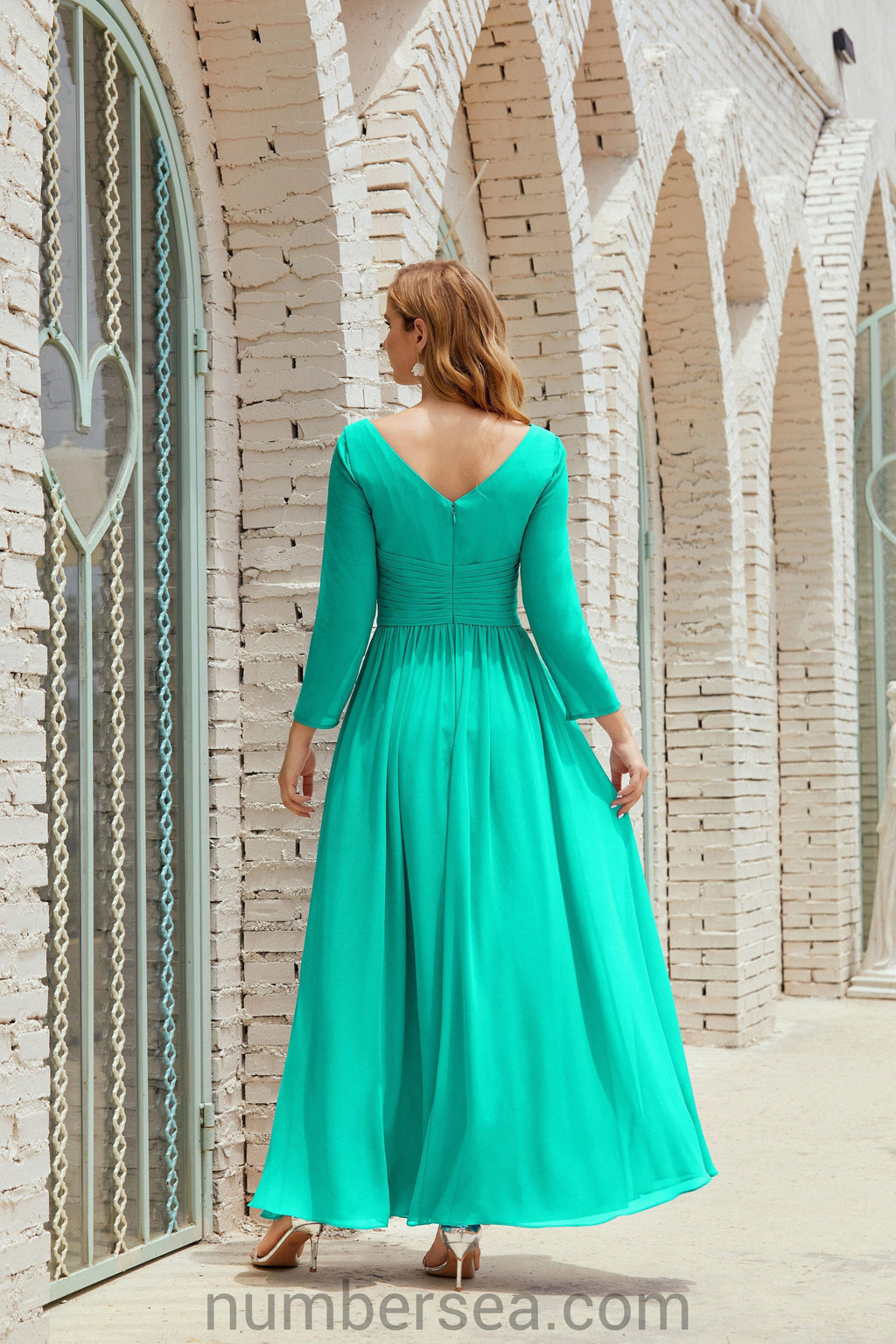 Bridesmaid Dress Chiffon Formal Party Dress Evening Dress 28016