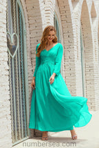 Bridesmaid Dress Chiffon Formal Party Dress Evening Dress 28016