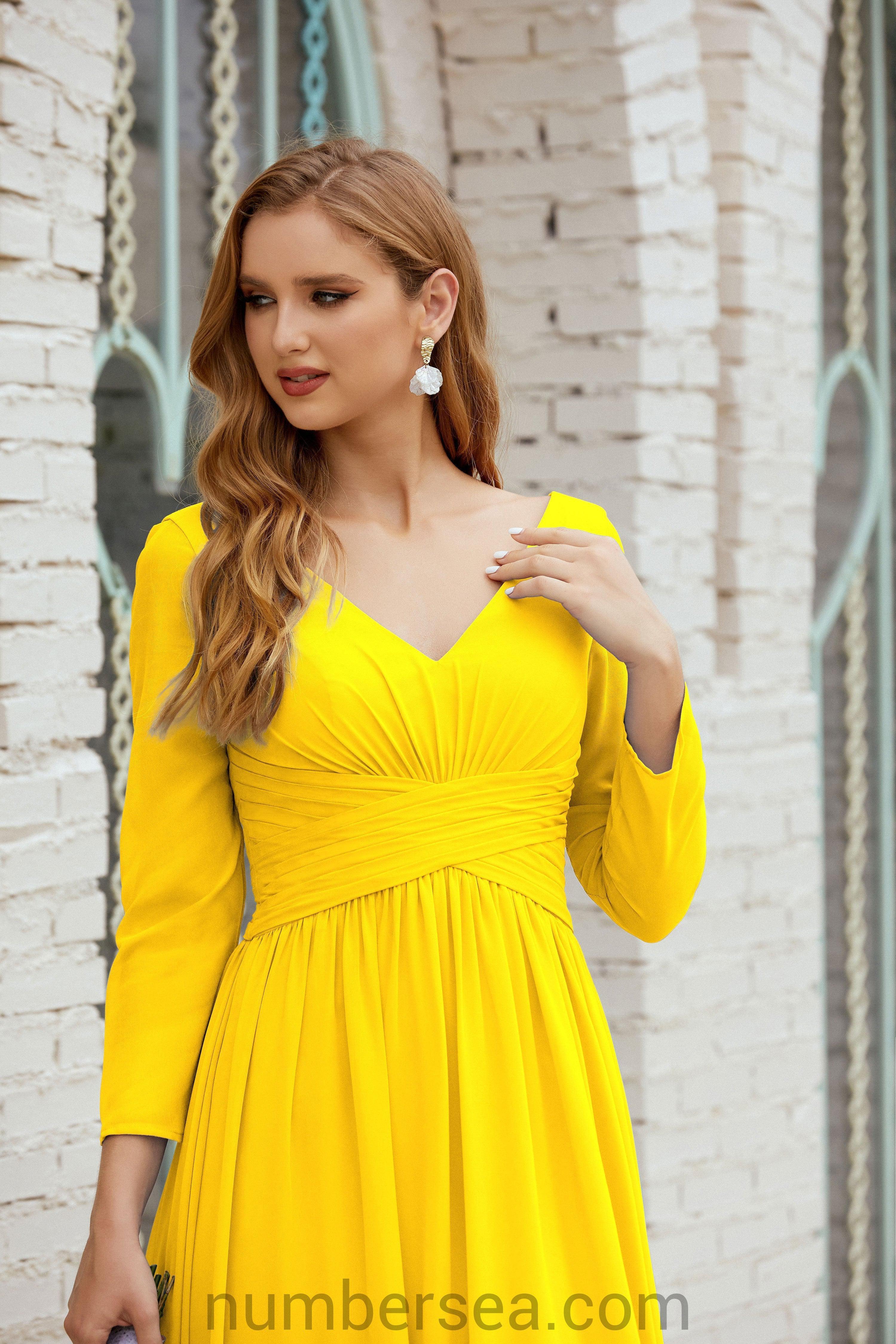 Bridesmaid Dress Chiffon Formal Party Dress Evening Dress 28016