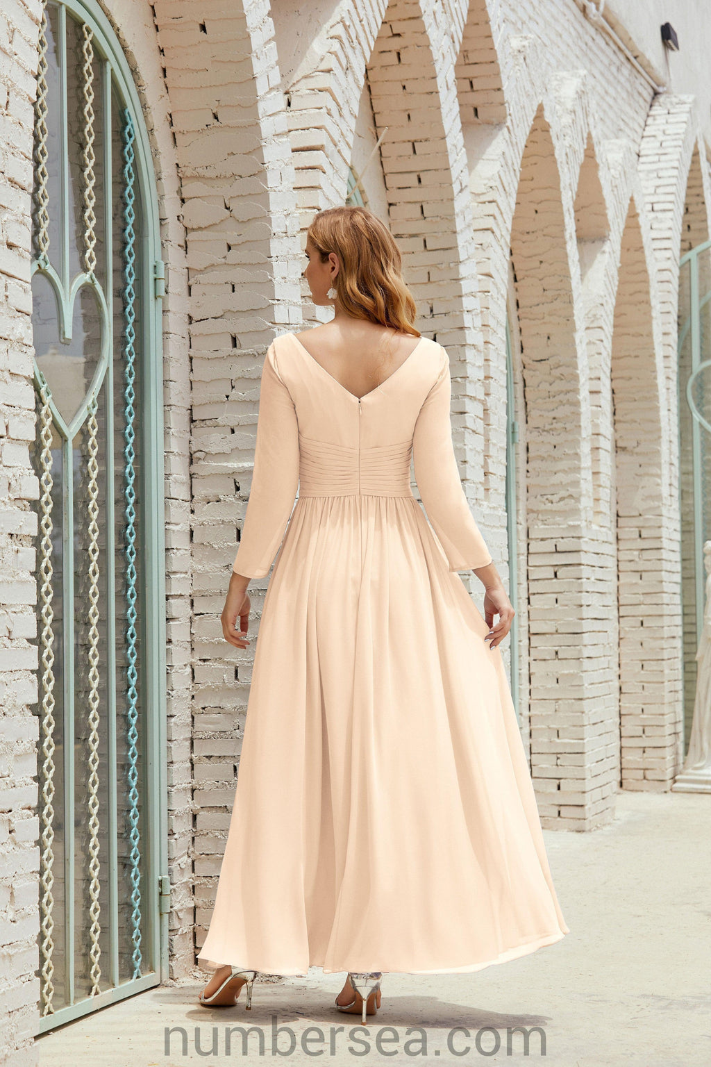 Bridesmaid Dress Chiffon Formal Party Dress Evening Dress 28016