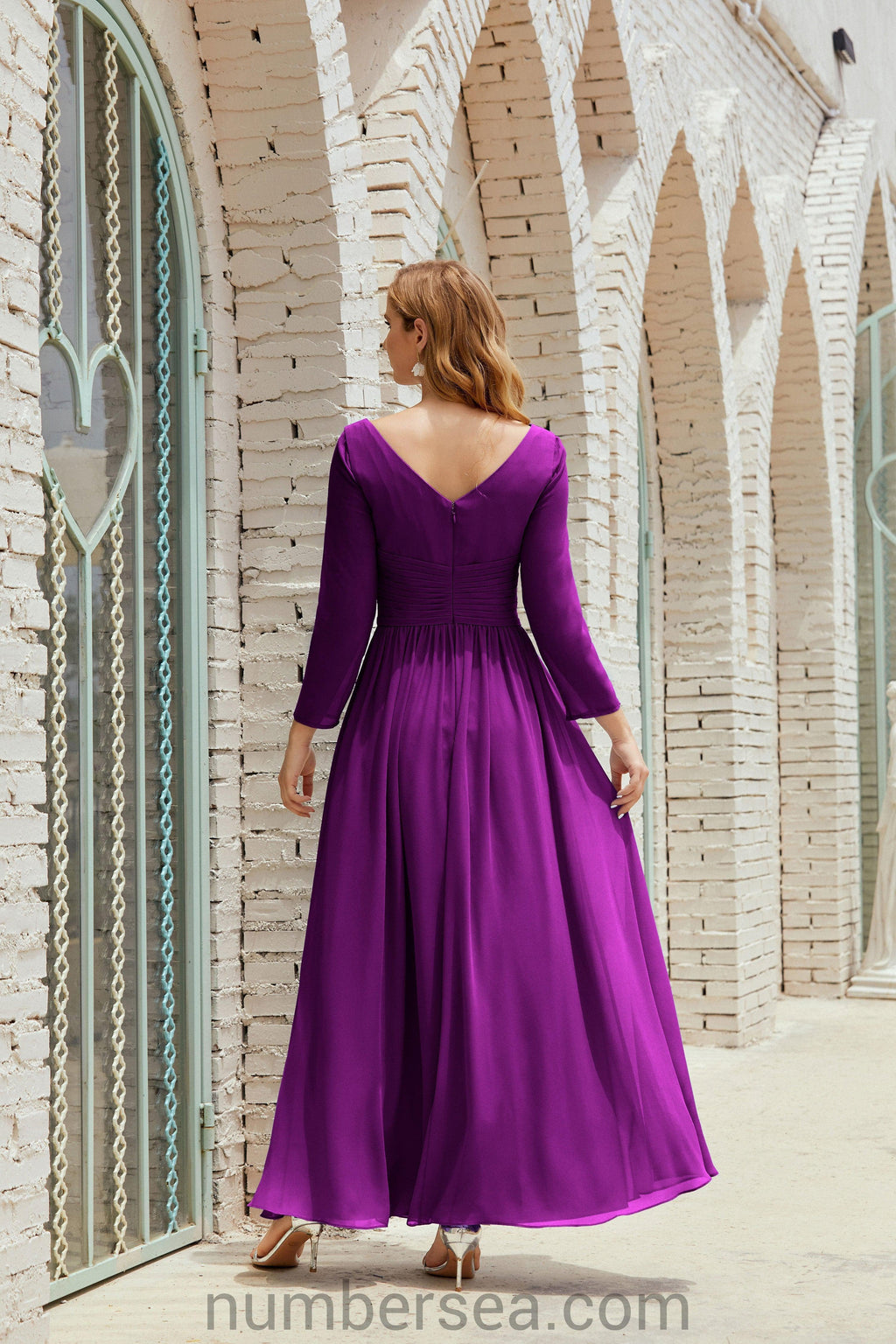 Bridesmaid Dress Chiffon Formal Party Dress Evening Dress 28016