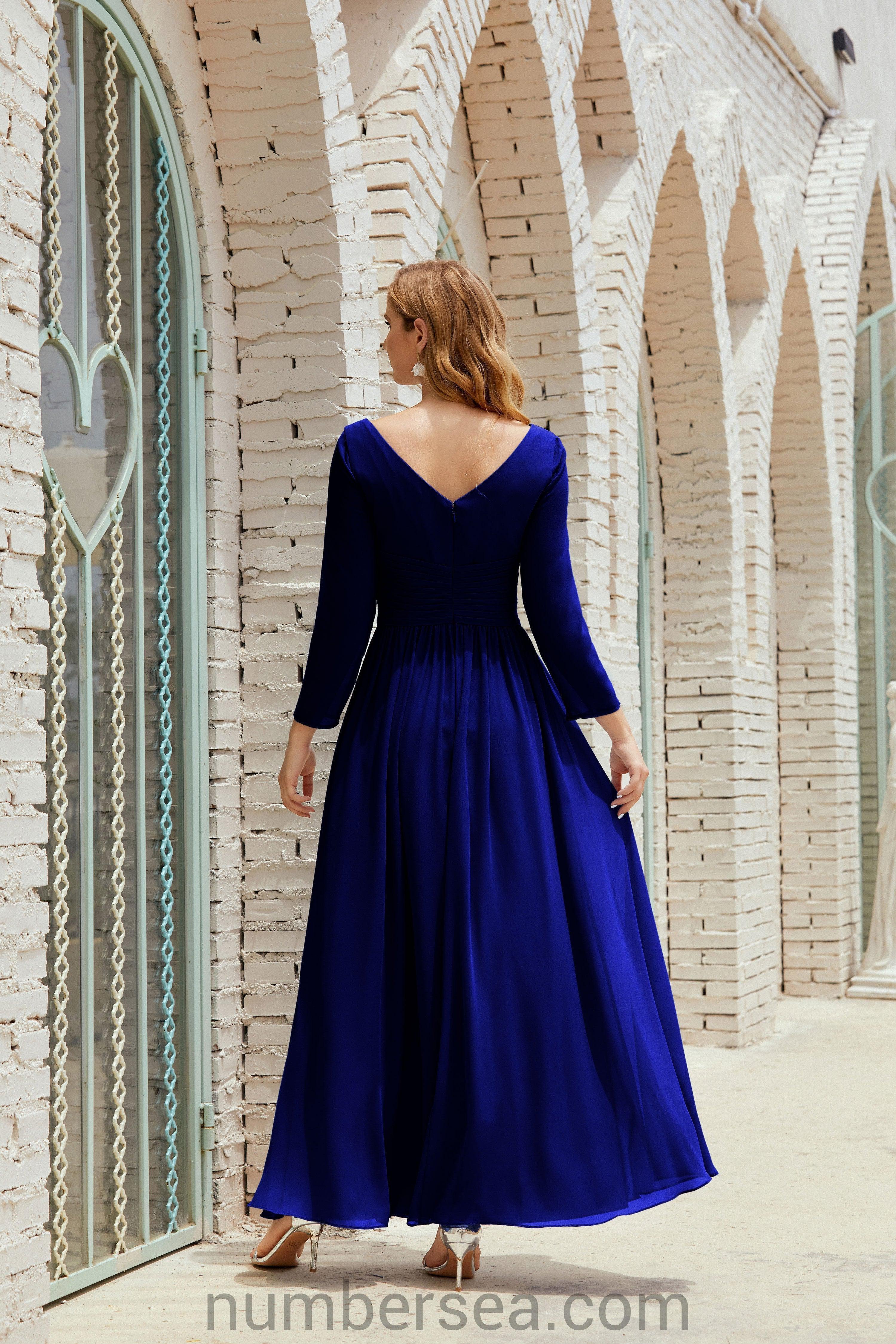 Bridesmaid Dress Chiffon Formal Party Dress Evening Dress 28016