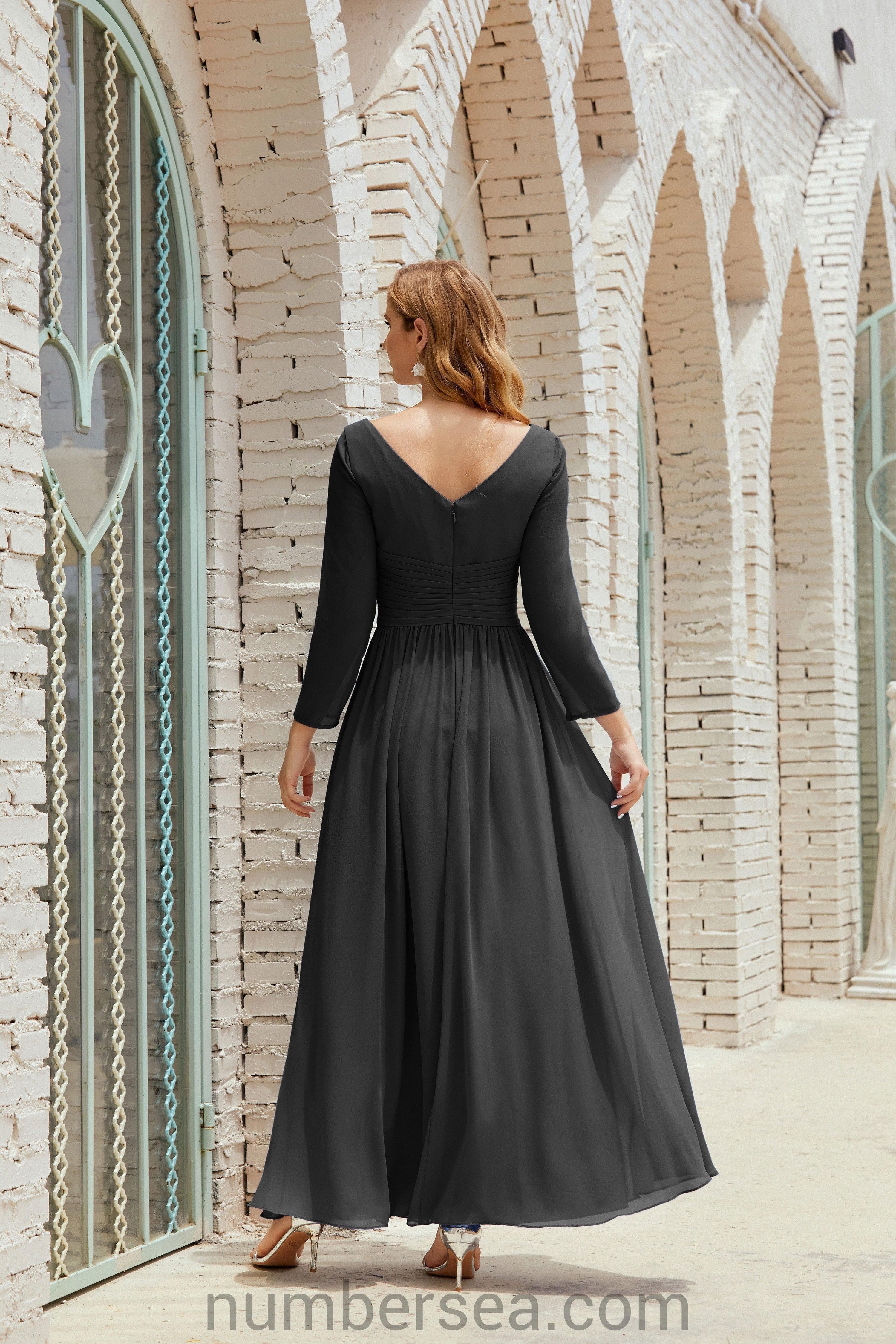 Bridesmaid Dress Chiffon Formal Party Dress Evening Dress 28016
