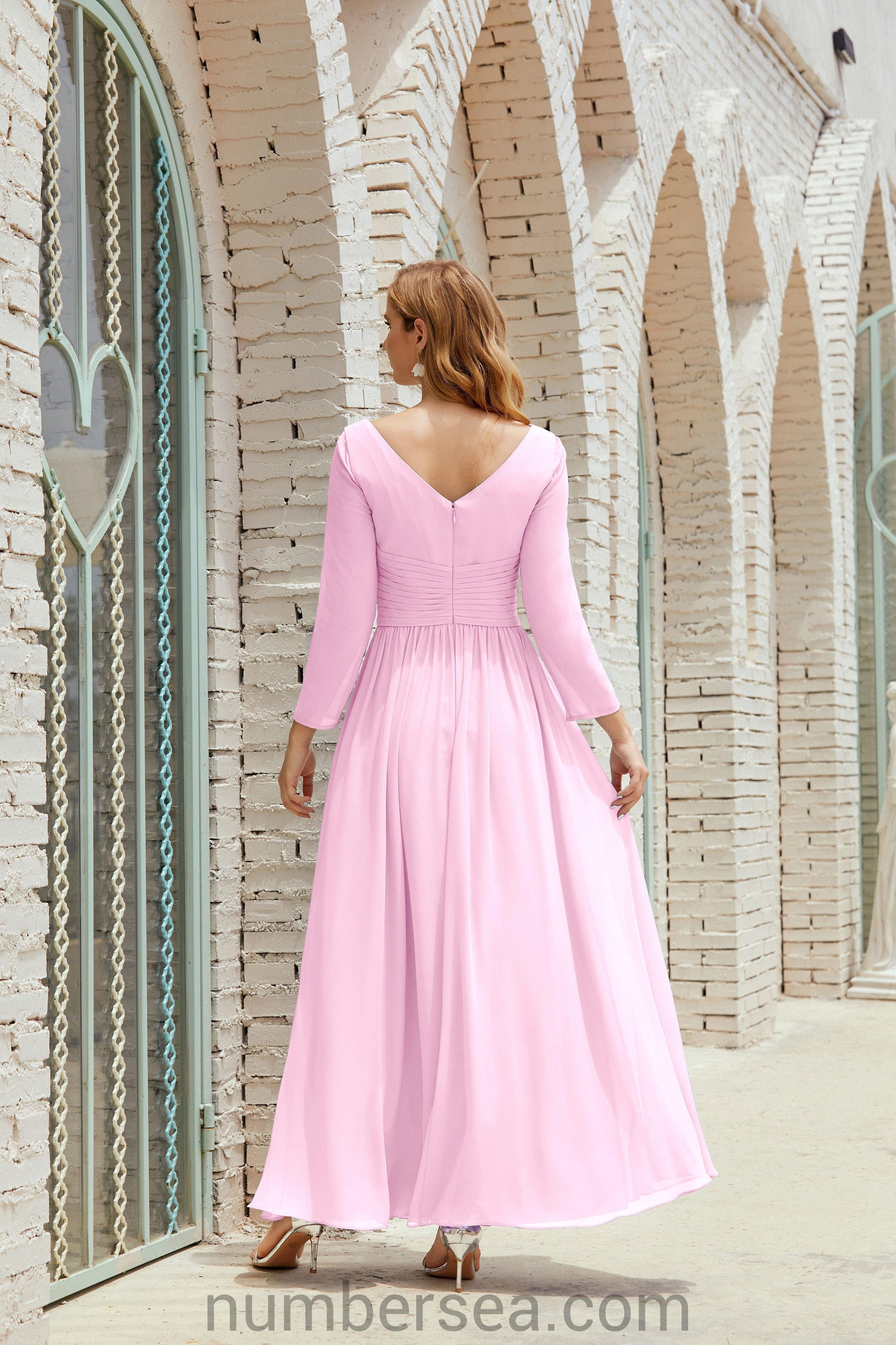 Bridesmaid Dress Chiffon Formal Party Dress Evening Dress 28016